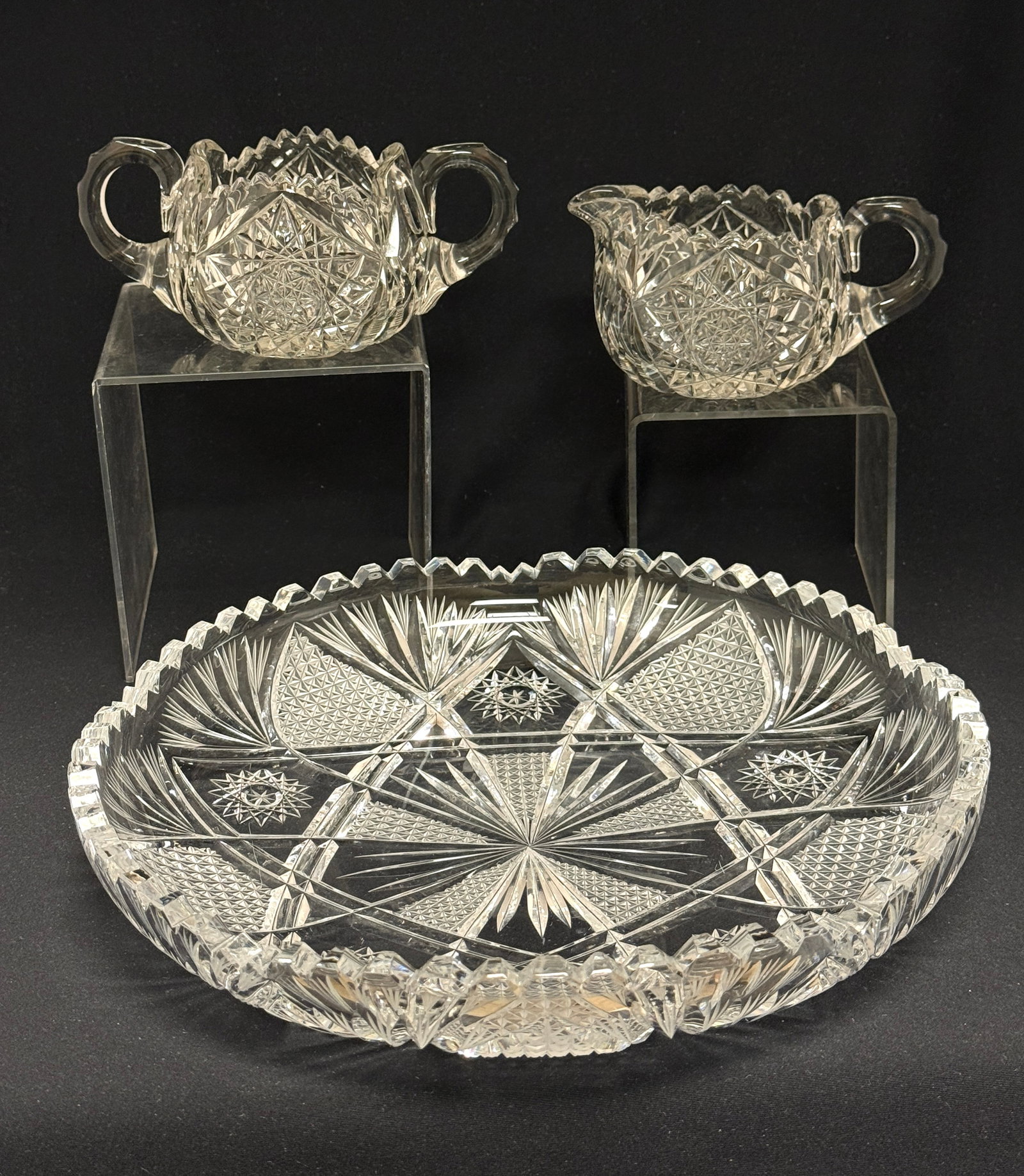 3 Cut Glass Items (1 of 1)