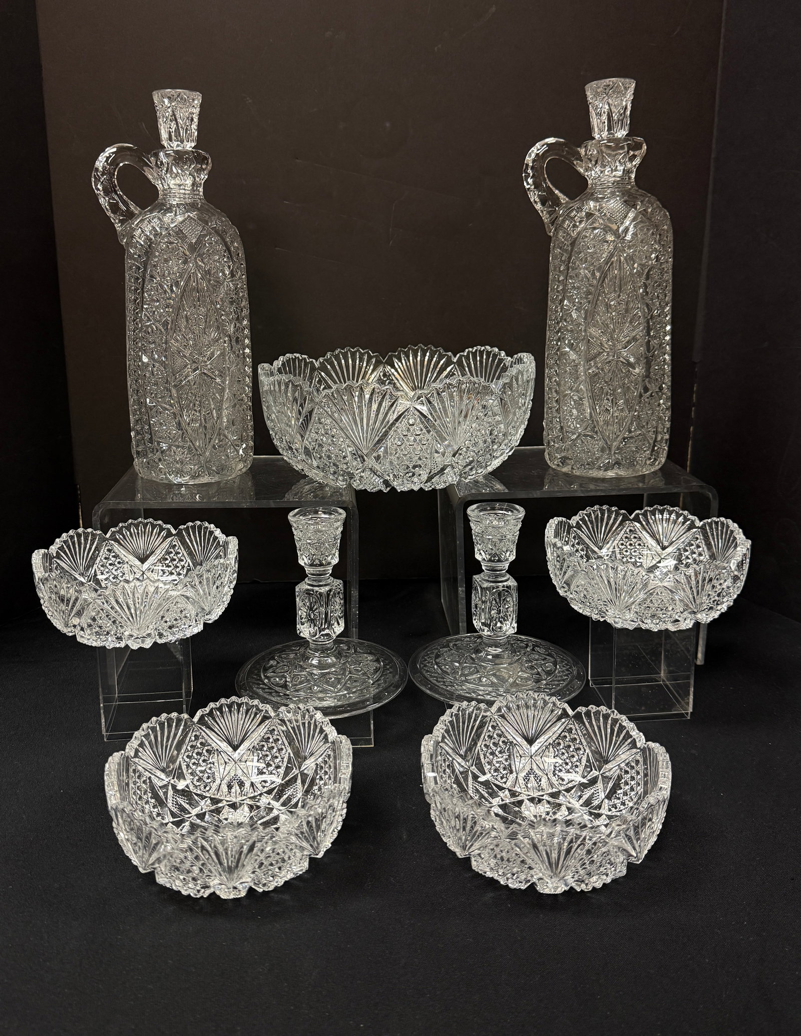 Grouping of Pressed Glass (1 of 4)