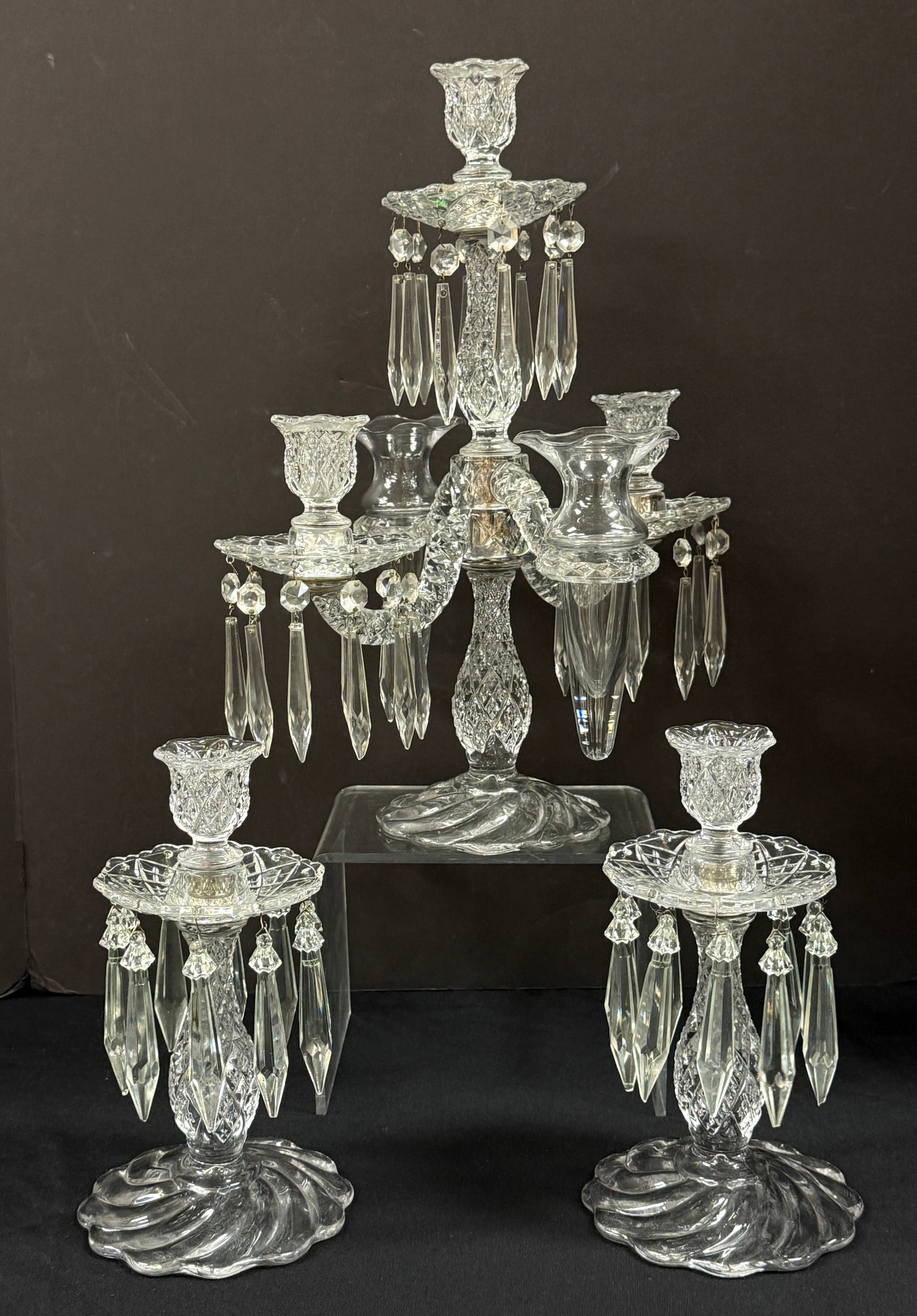 3 Pressed Glass Items (1 of 3)