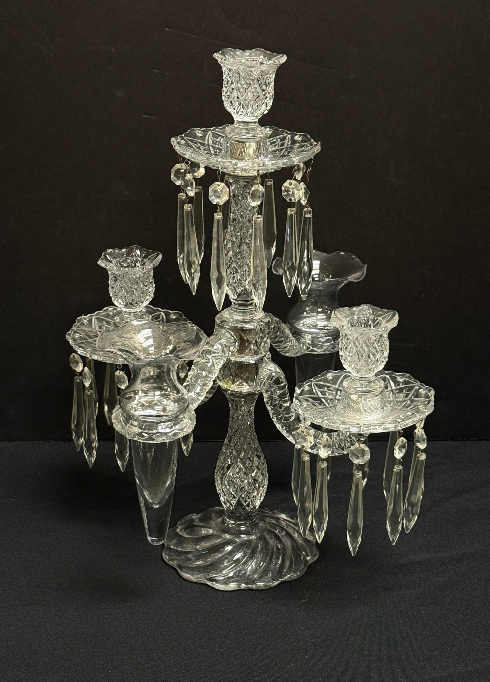 3 Pressed Glass Items - 3