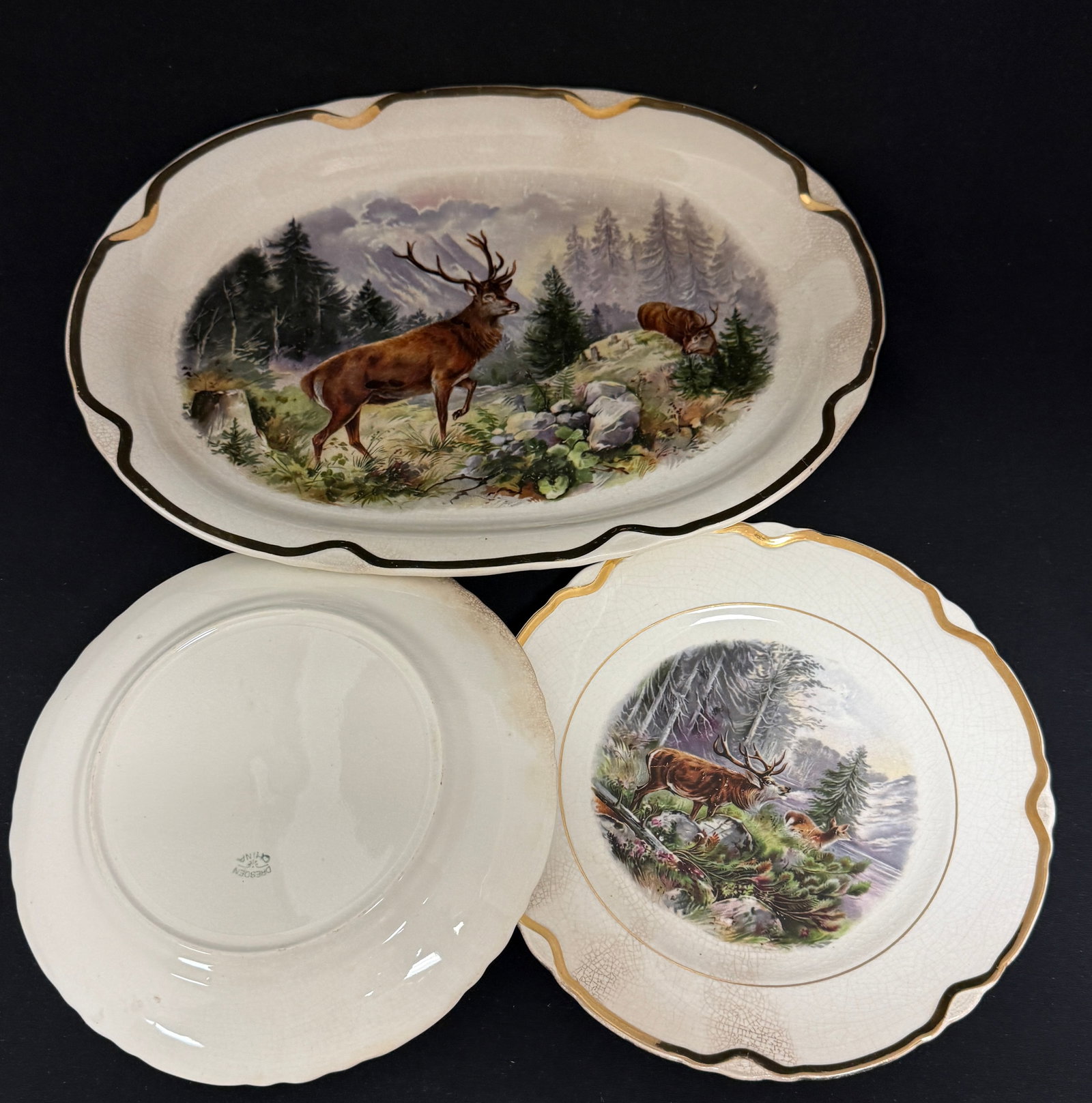 7 Dresden China Items - 3