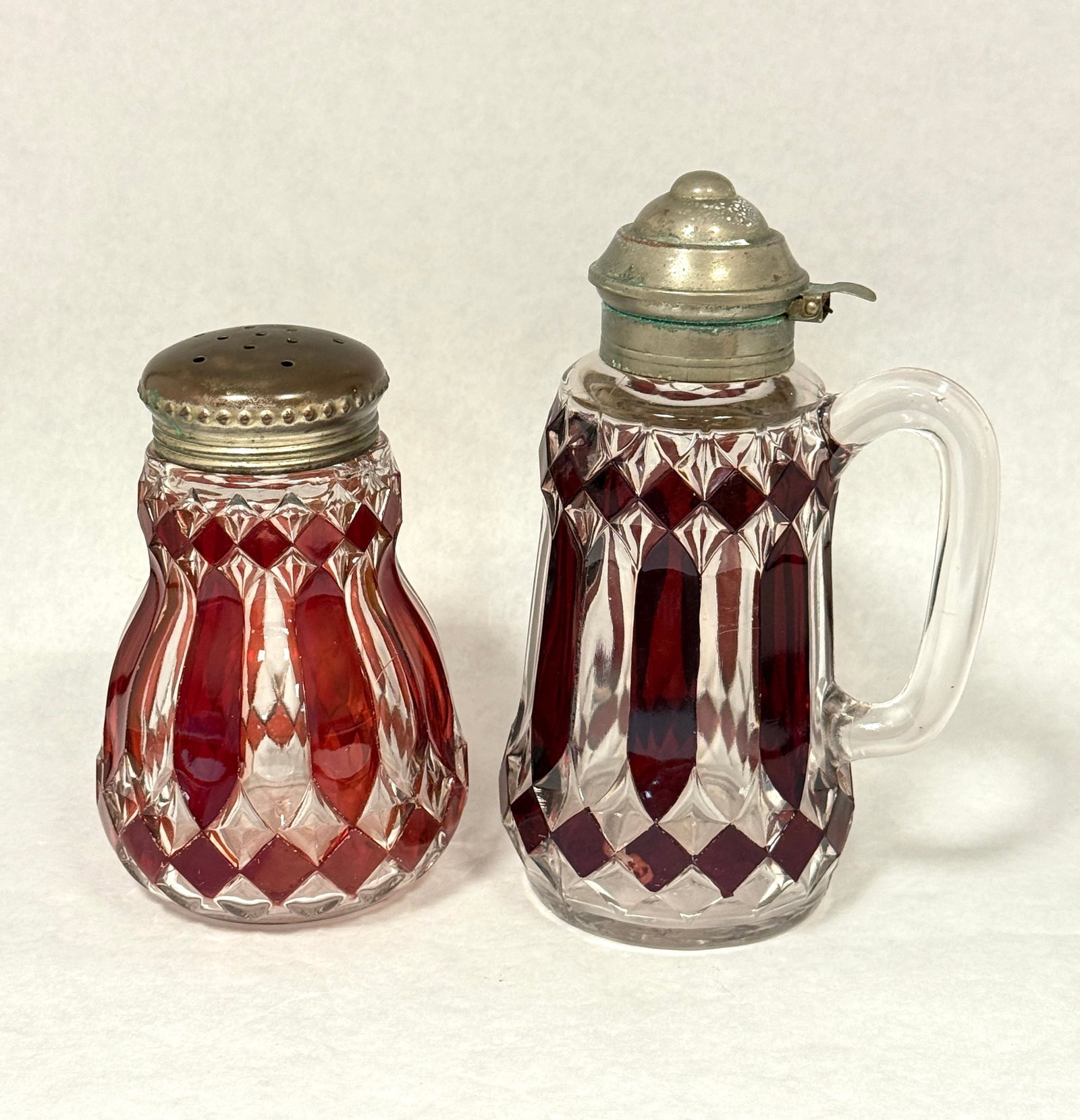 2 Rare Ruby Stained Beatty Items (1 of 4)