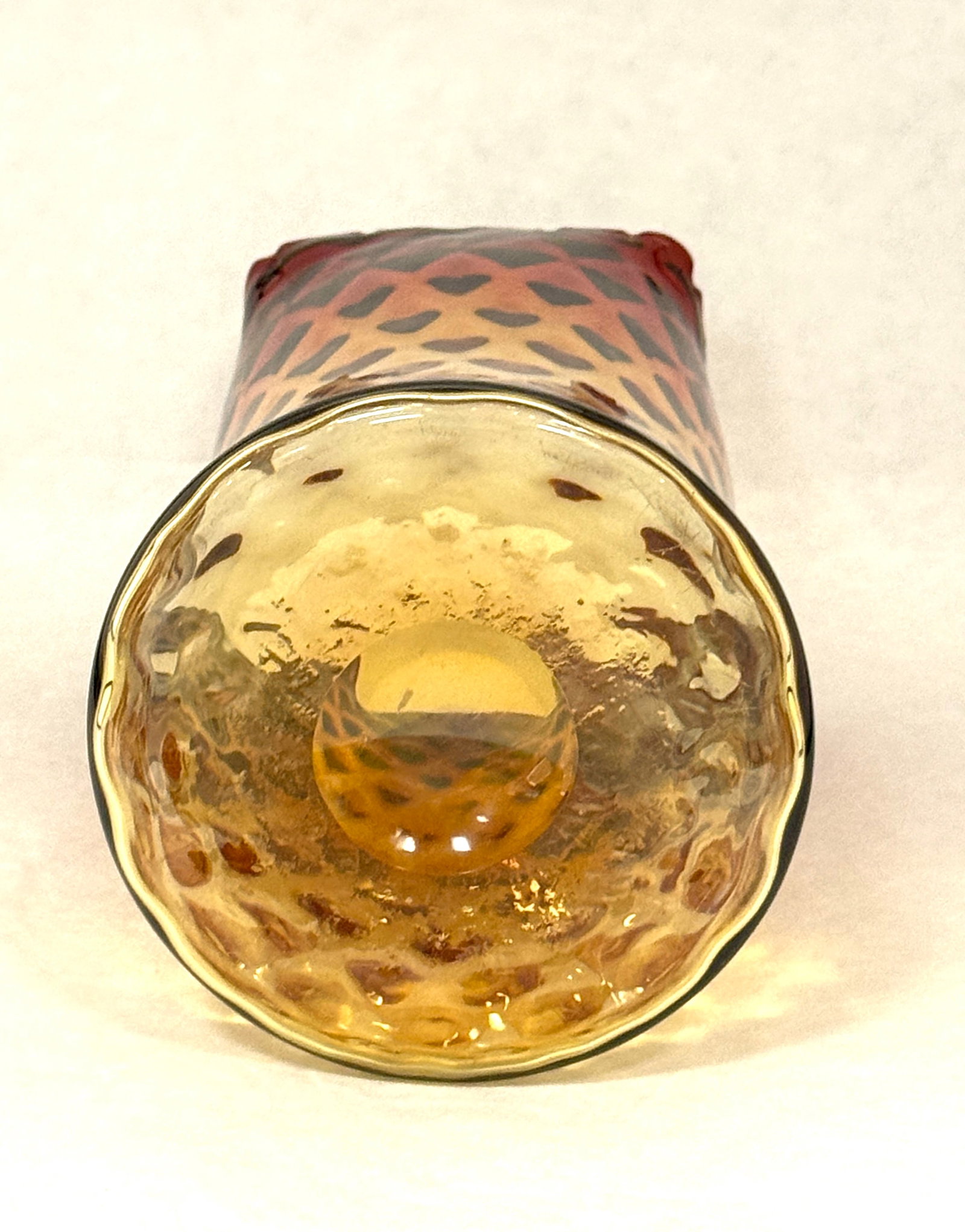 Amberina Celery Vase - 3