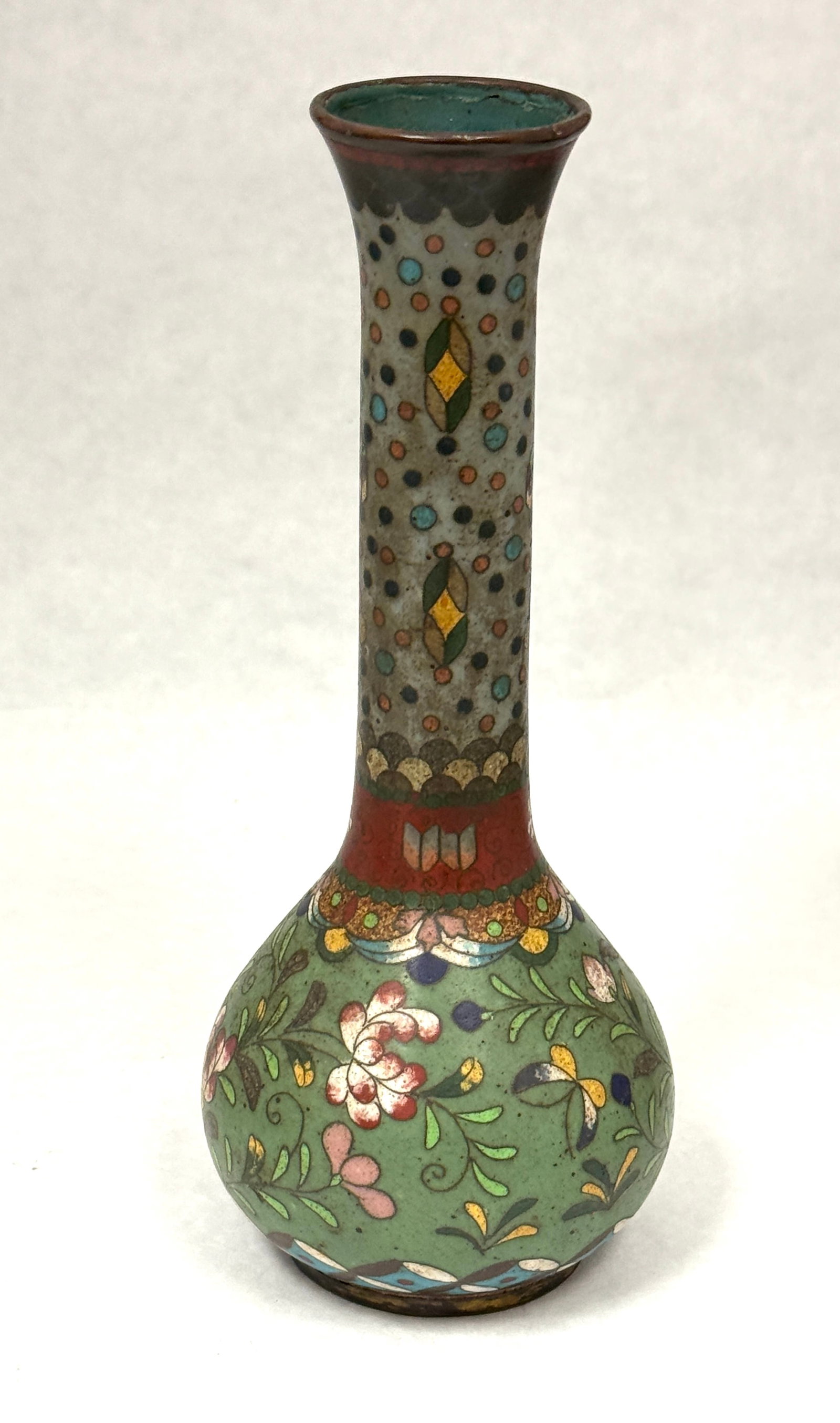 2 Cloisonne Vases - 2
