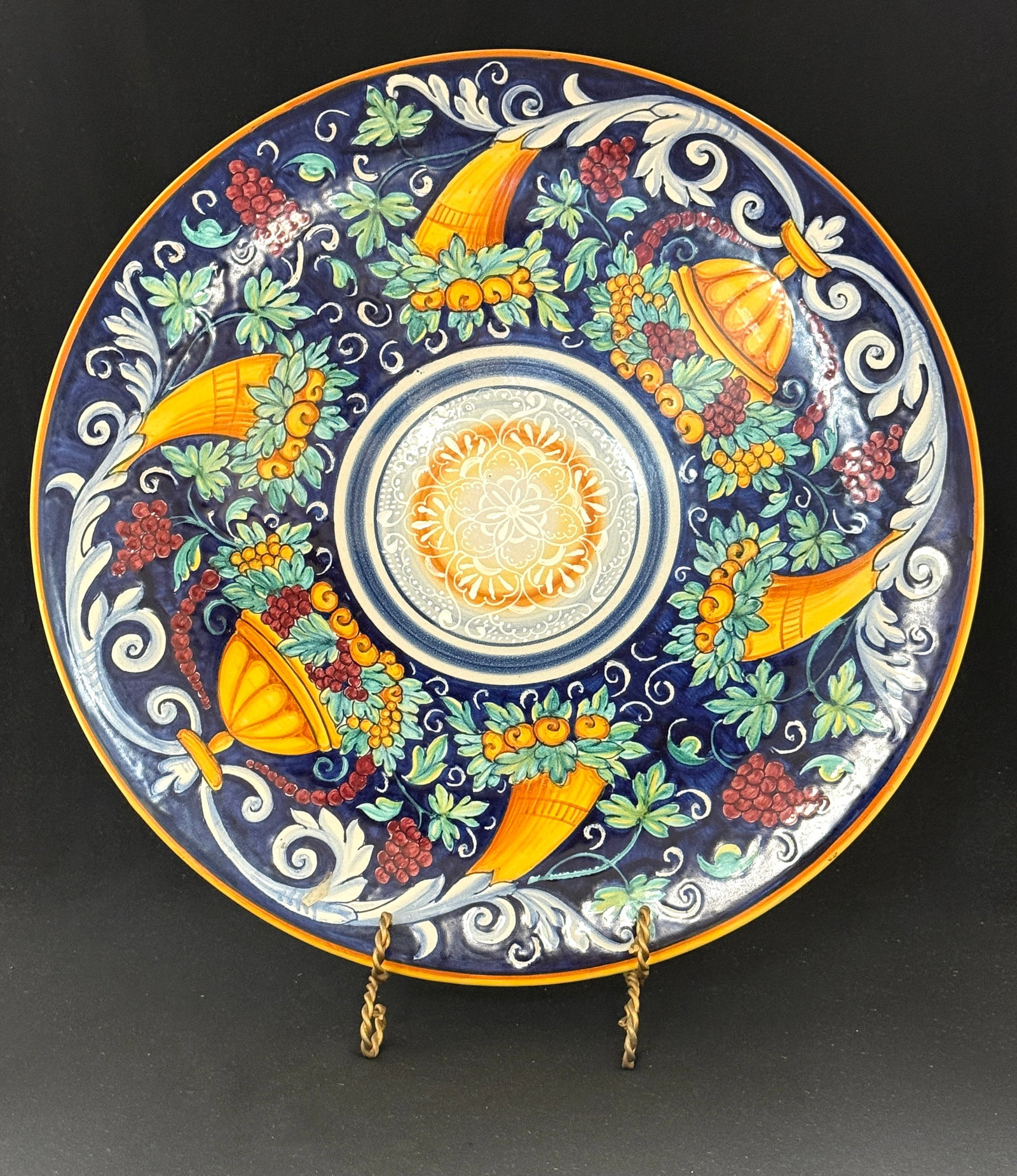 Large Deruta Hanging Plate (1 of 4)