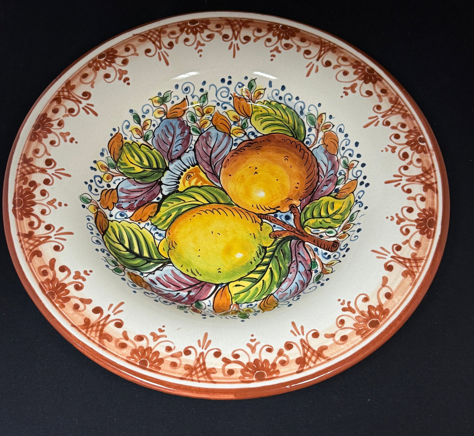 Majolica Pottery Bowl (1 of 3)