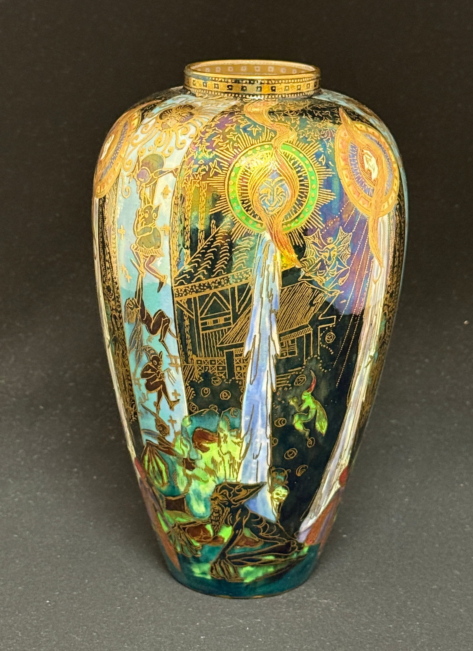 Fairyland Lustre Candlemas Vase - 2