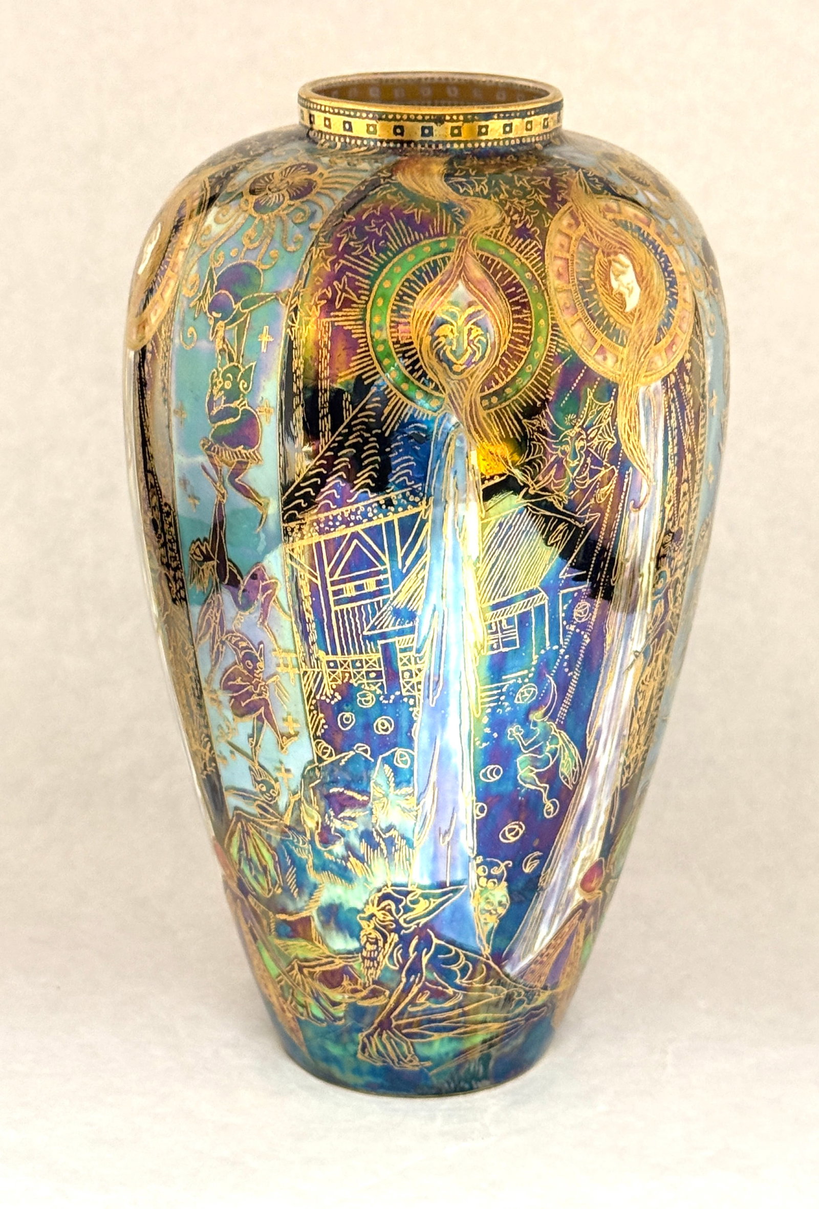 Fairyland Lustre Candlemas Vase - 6