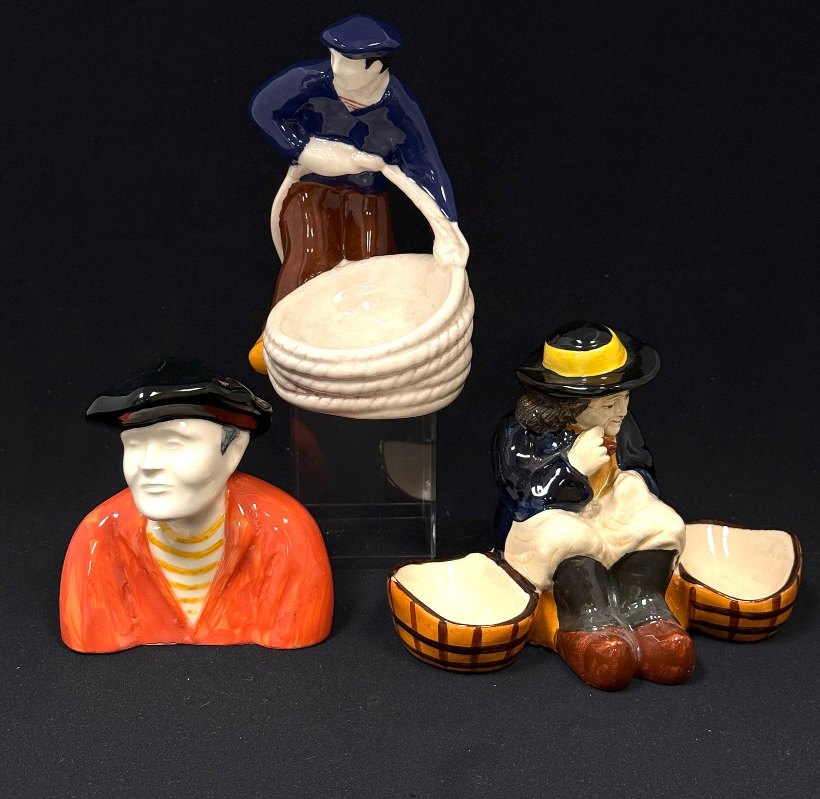 3 Quimper Figurines (1 of 5)