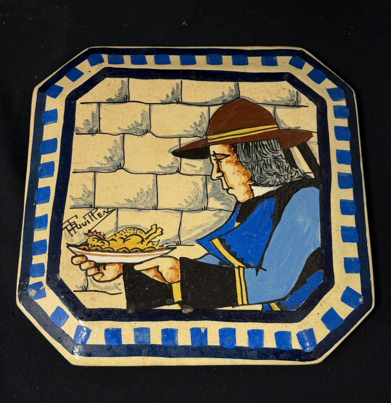 3 Quimper Trivets - 2