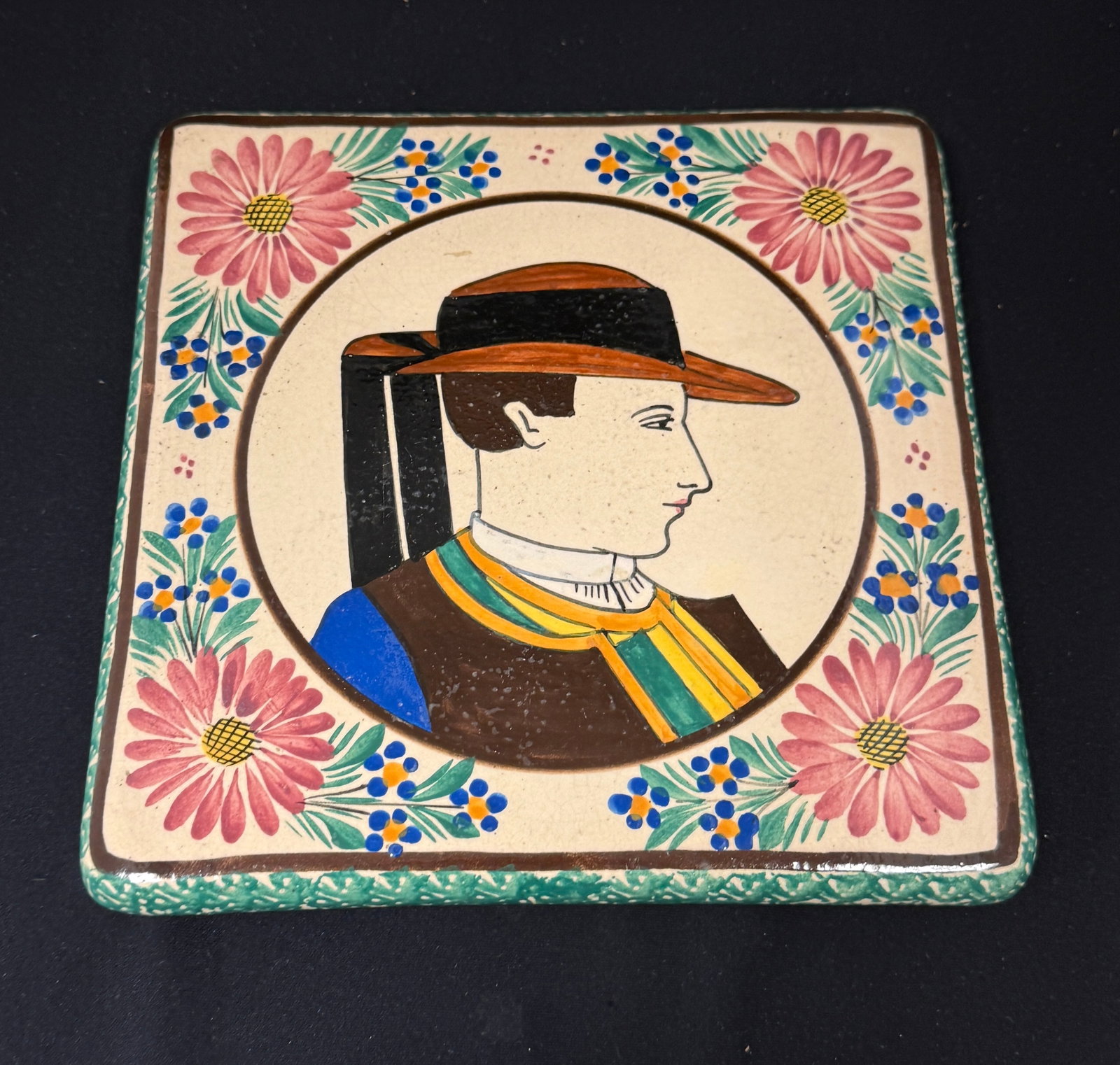 3 Quimper Trivets - 5