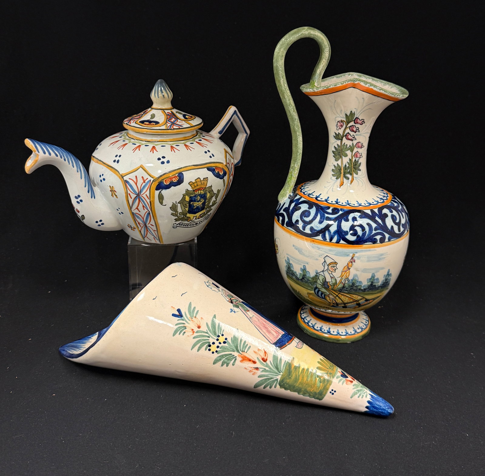 3 Quimper Items (1 of 8)