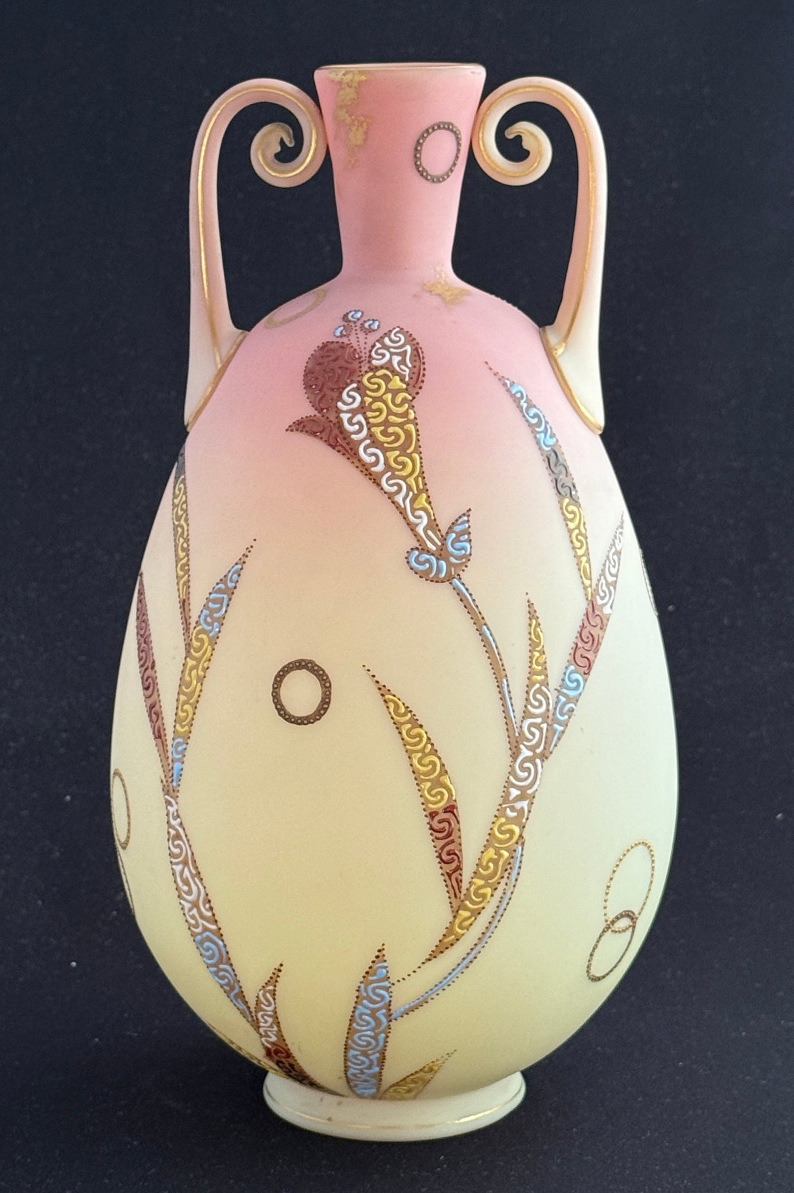 2 Handled Burmese Vase - 4