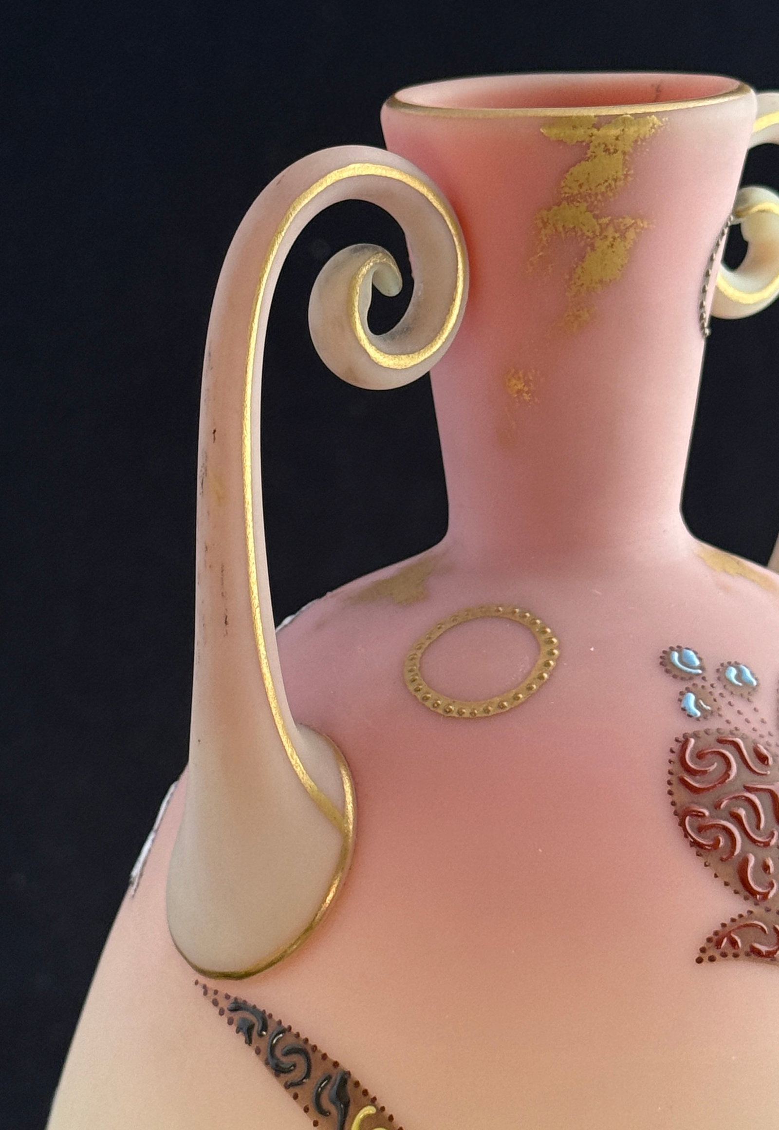 2 Handled Burmese Vase - 6