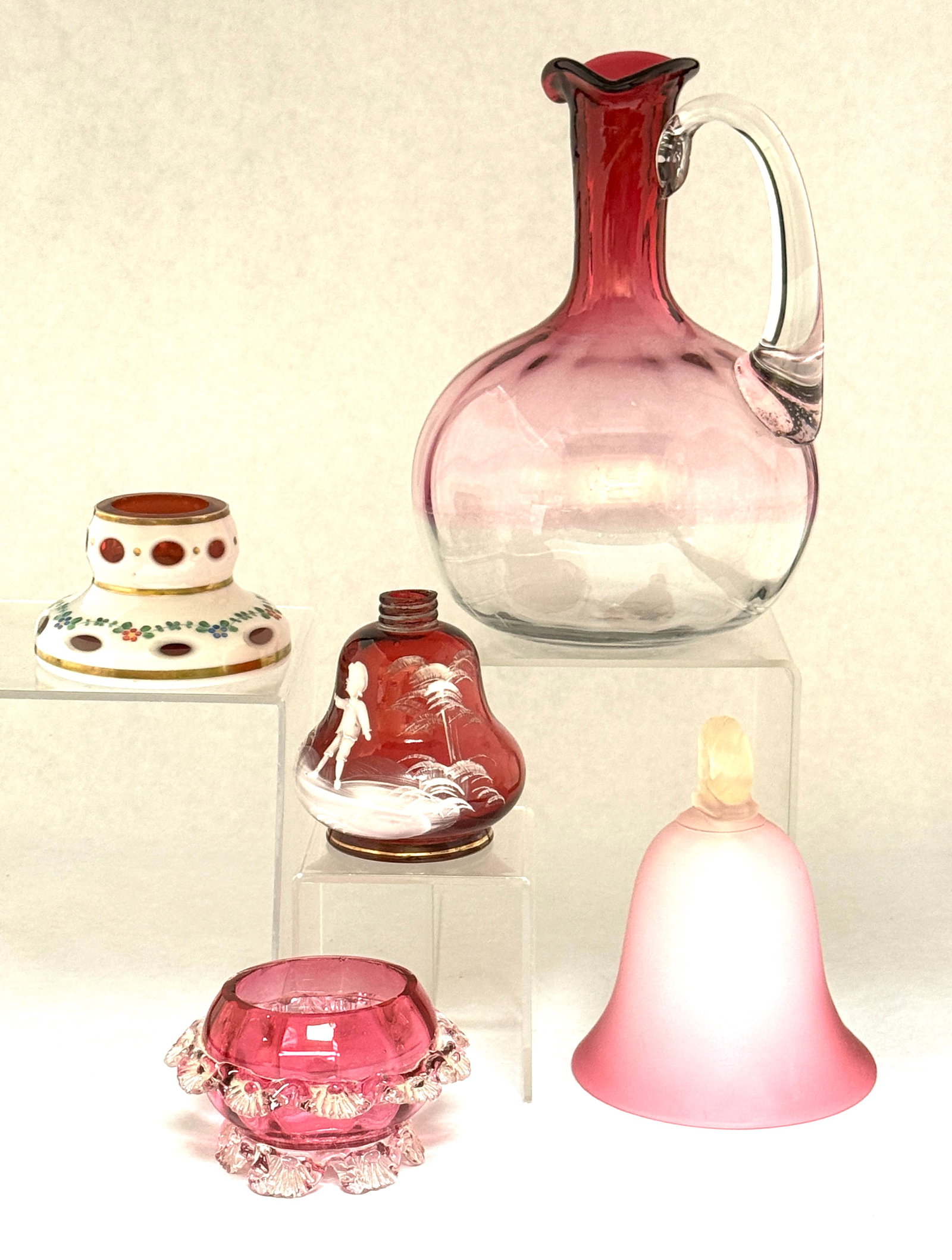 5 Pieces Victorian Glass (1 of 5)