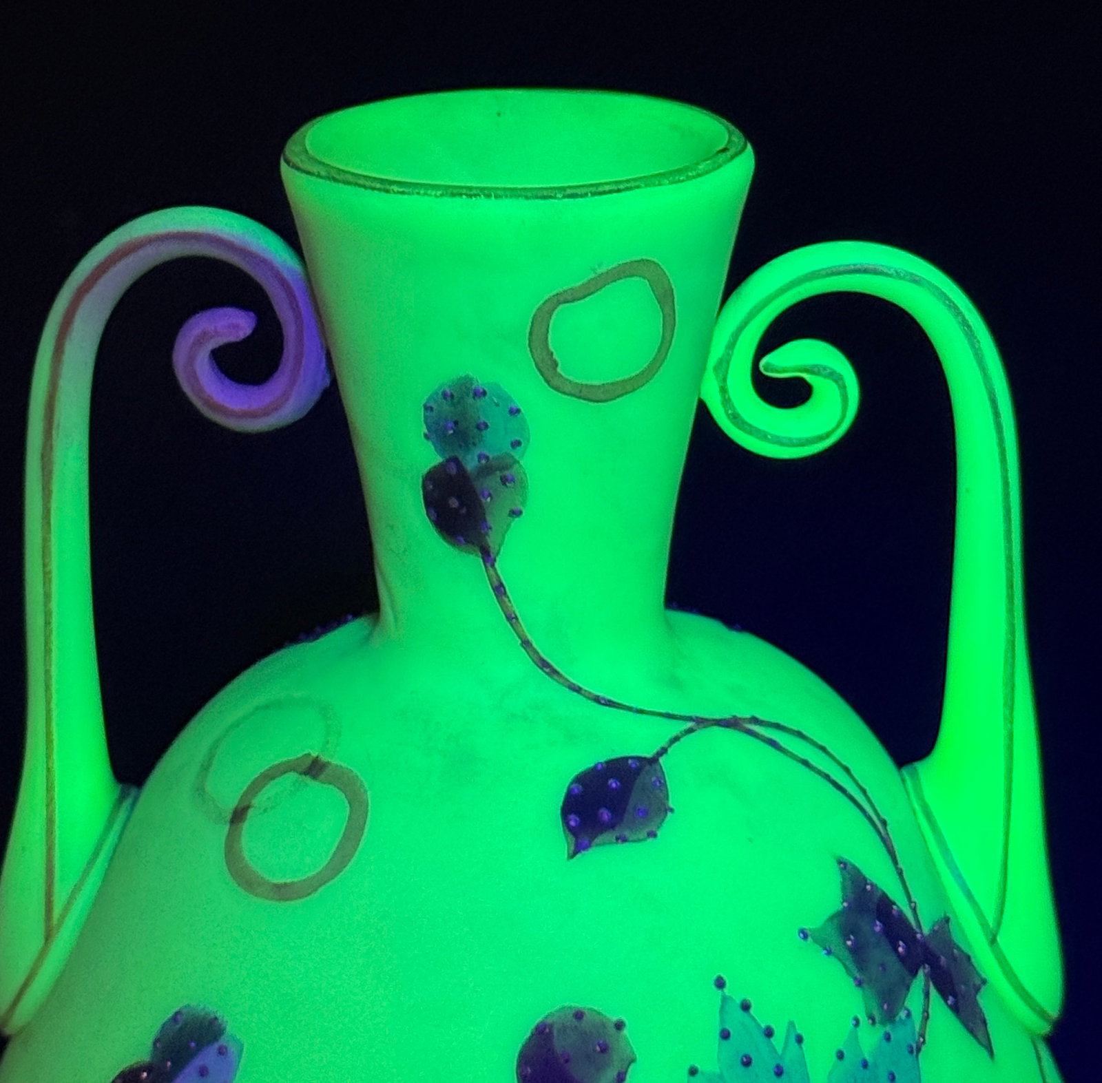 Mt. Washington Two Handle Vase - 6