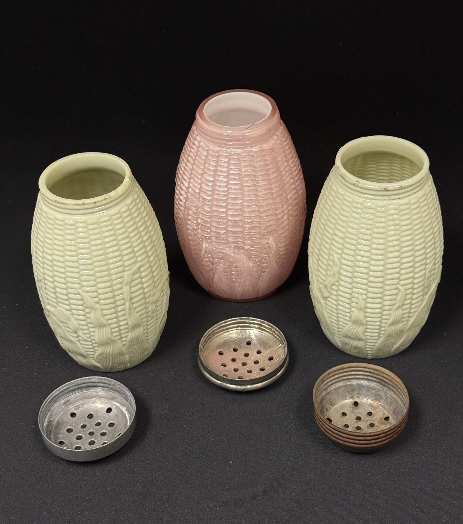 3 Opaque Corn Shakers - 2