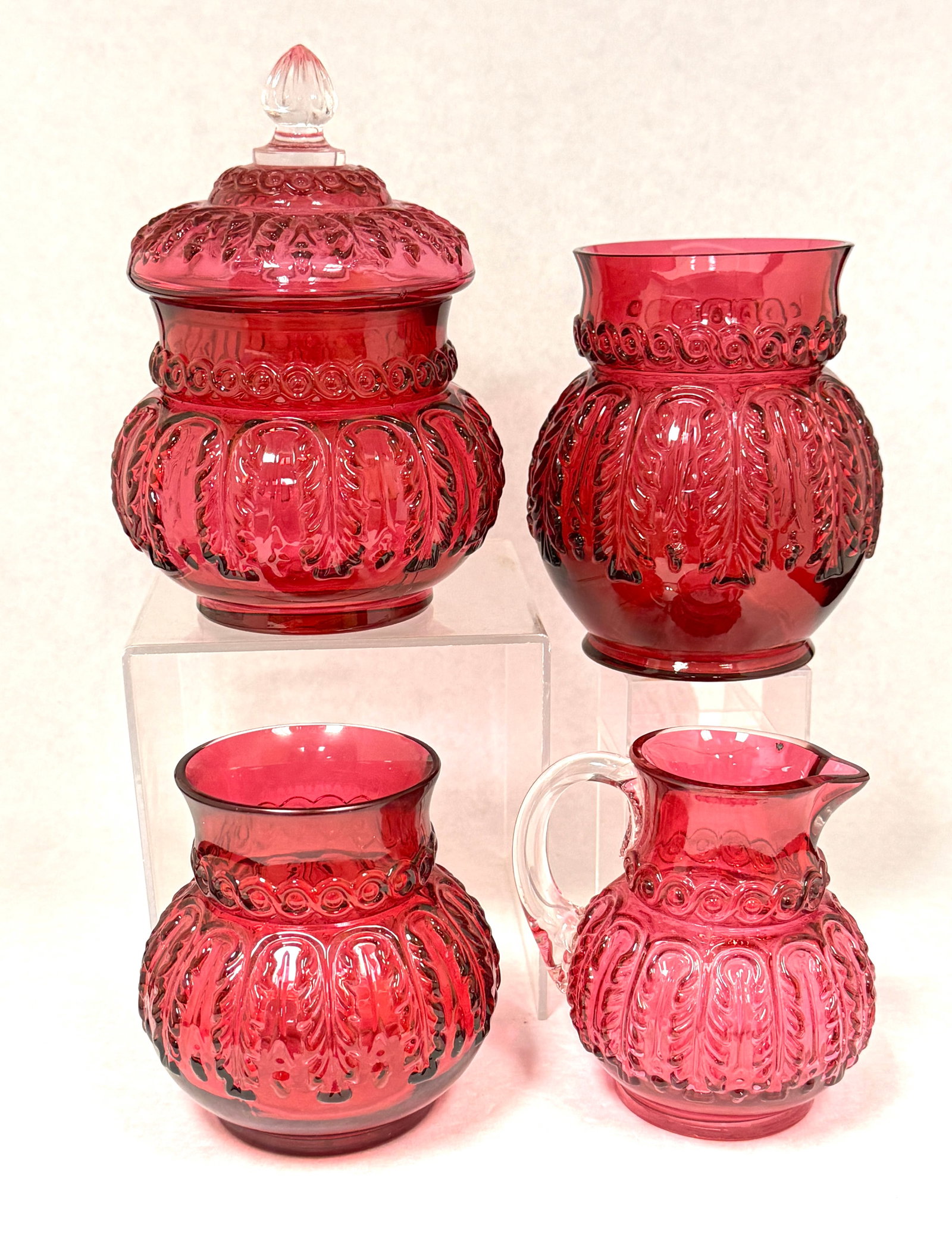 4 Cranberry Leaf Umbrella Items (1 of 4)