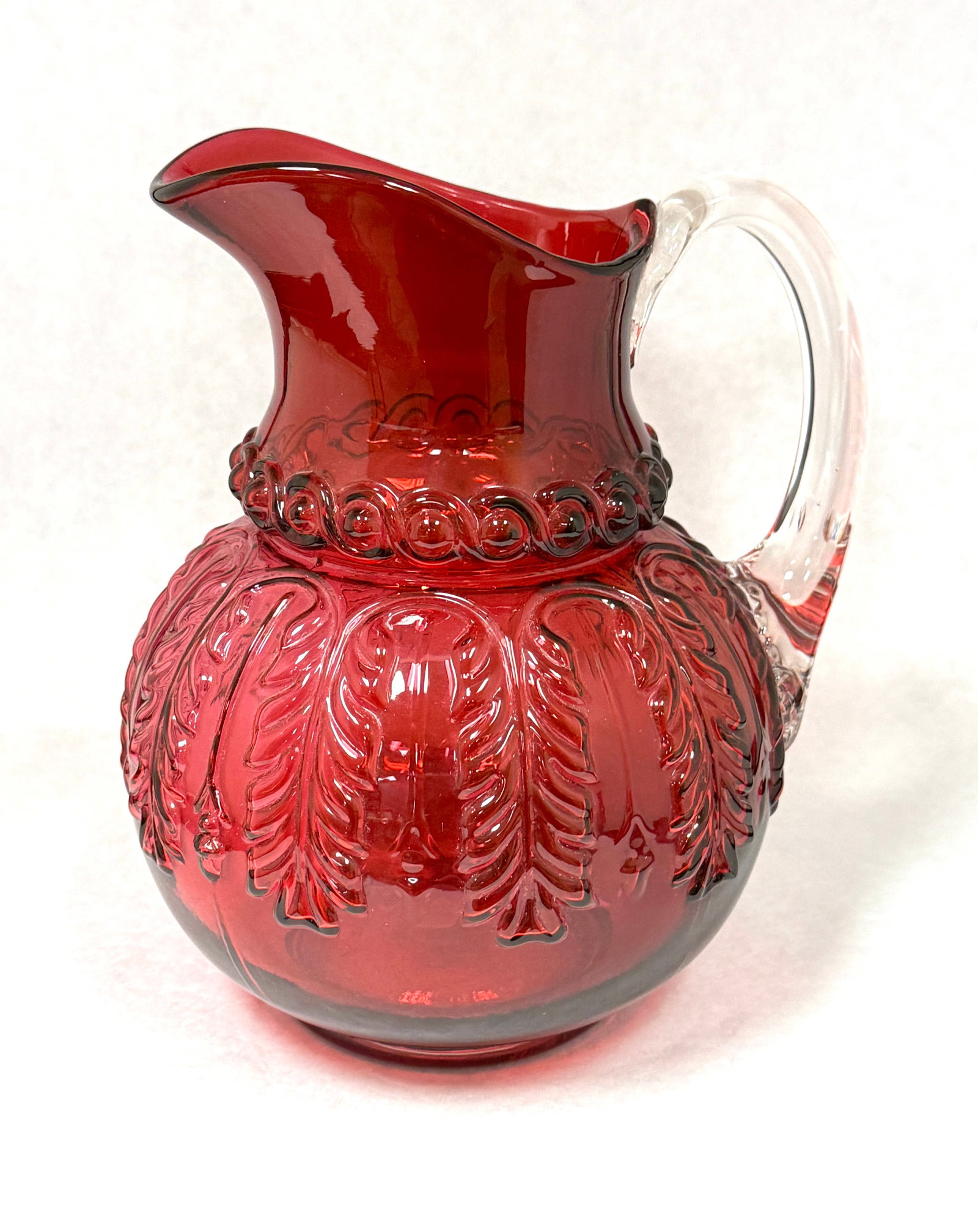 Cranberry Leaf Umbrella Pitcher - 2