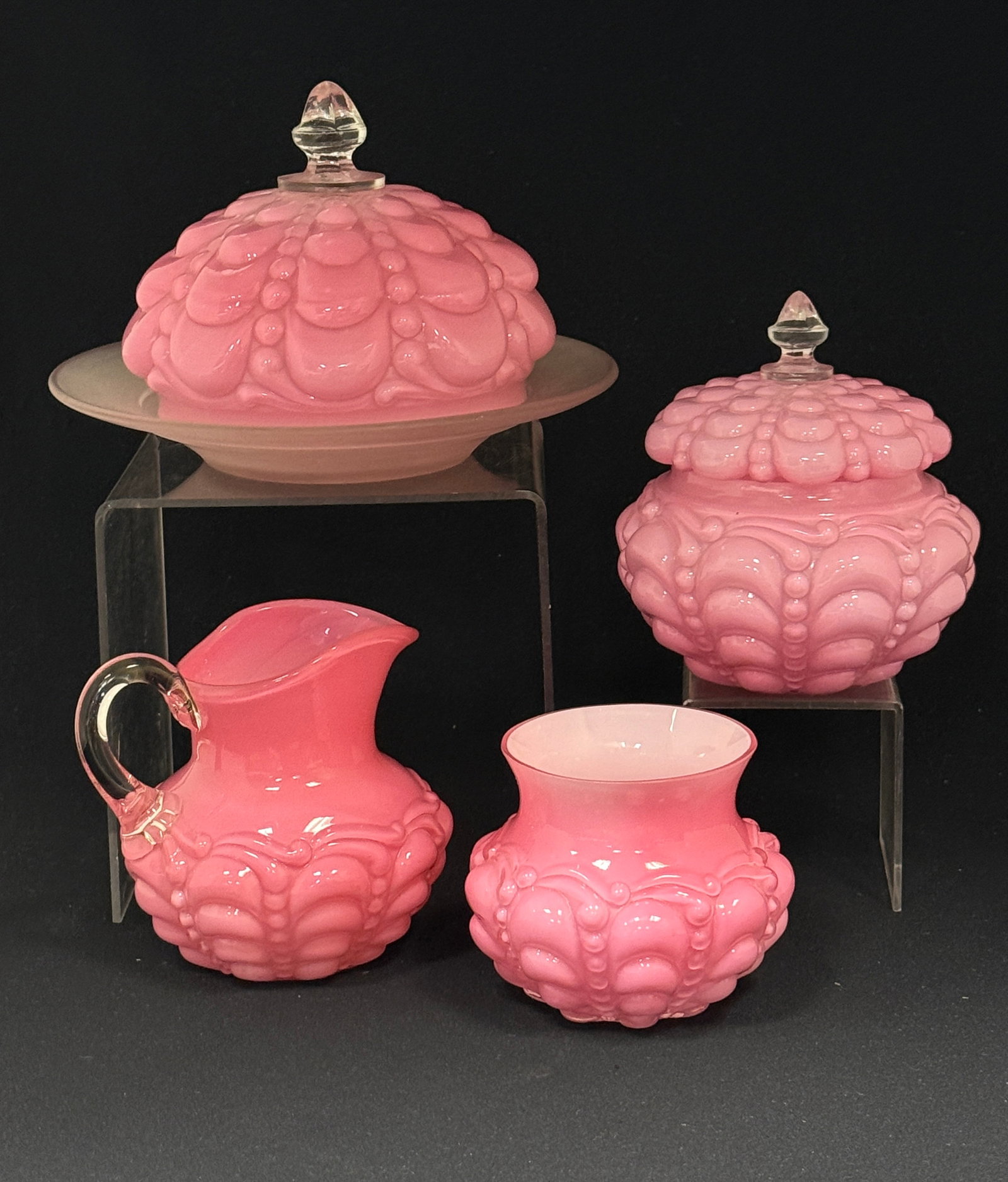 4 Guttate Pink Items (1 of 4)