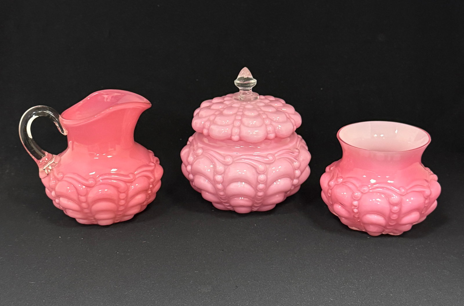 4 Guttate Pink Items - 3