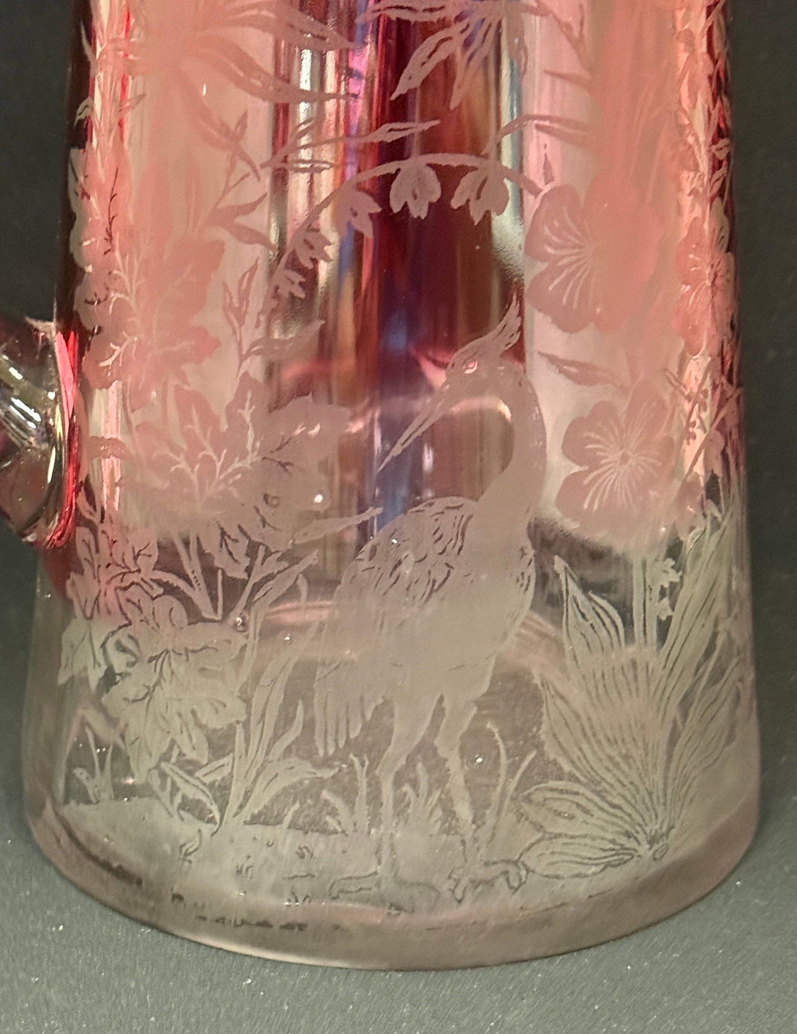 Rubina Ribbed Optic Pitcher - 4