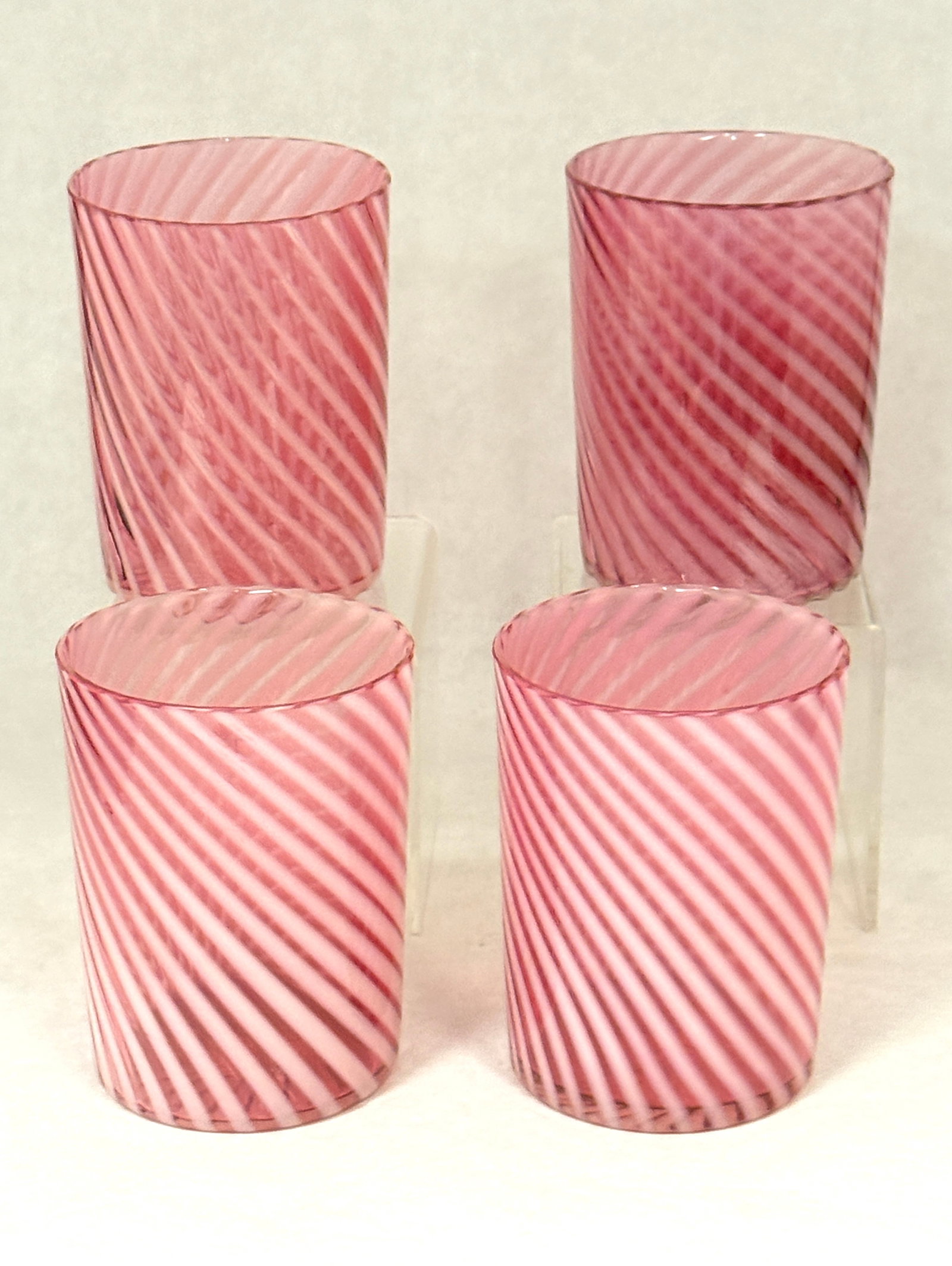 4 Translucent Swirl Tumblers (1 of 2)