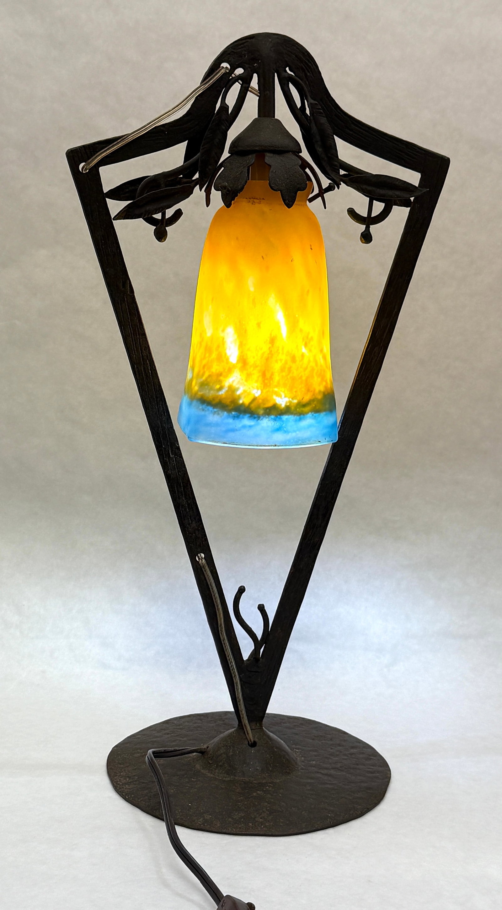 Muller Fres Art Nouveau Lamp (1 of 6)