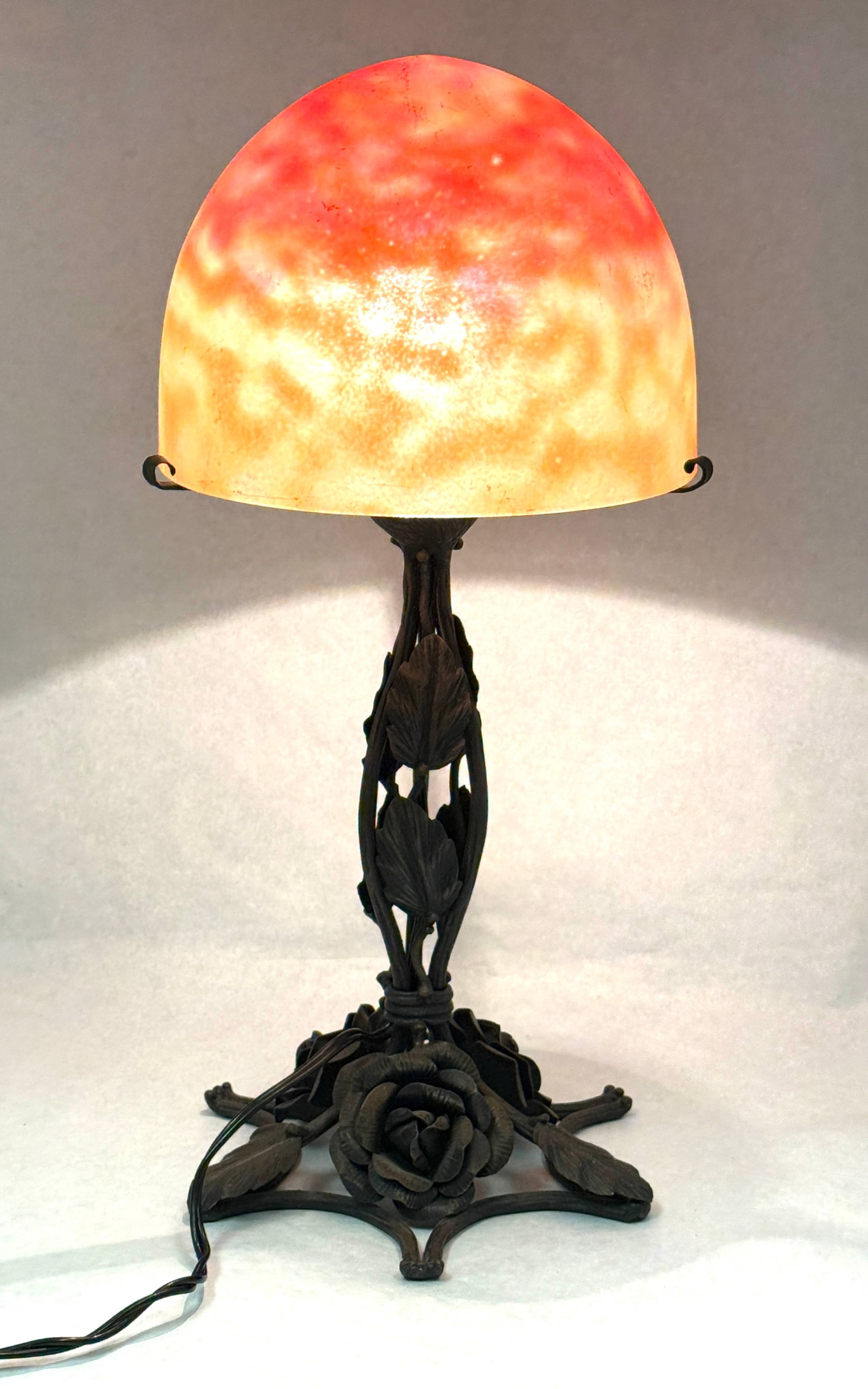 Daum Art Nouveau Lamp (1 of 4)