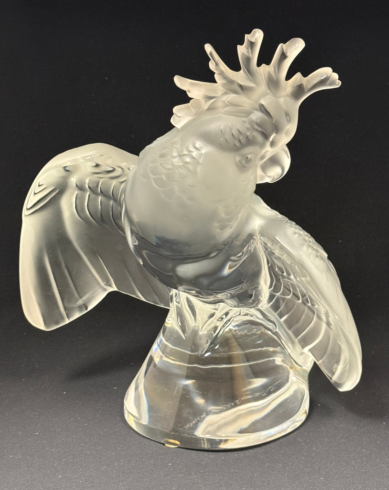 Lalique Cockatoo Figurine (1 of 4)