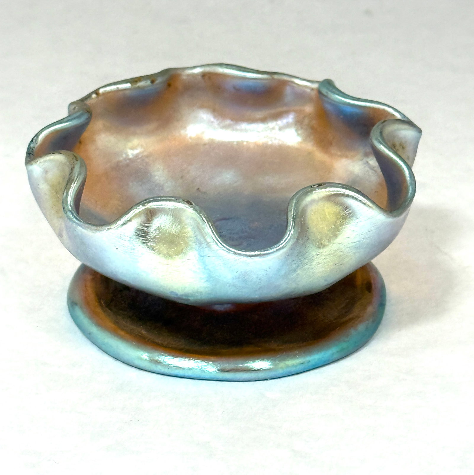 Tiffany Gold Favrile Master Salt (1 of 3)