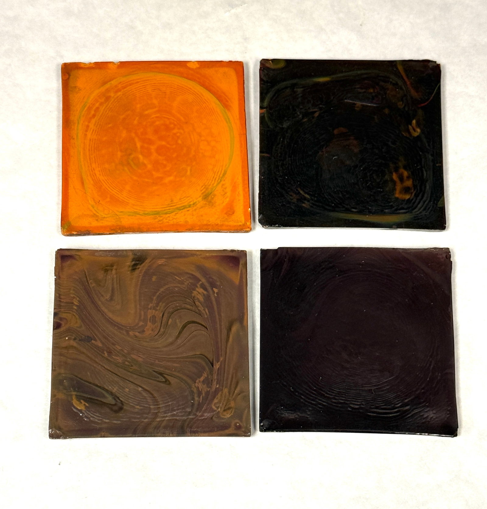 4 Variegated Tiffany Tiles (1 of 2)