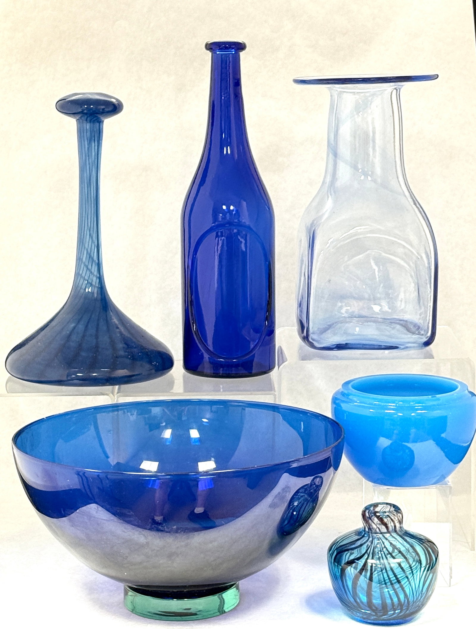 6 Contemporary Cobalt Glass Items (1 of 4)