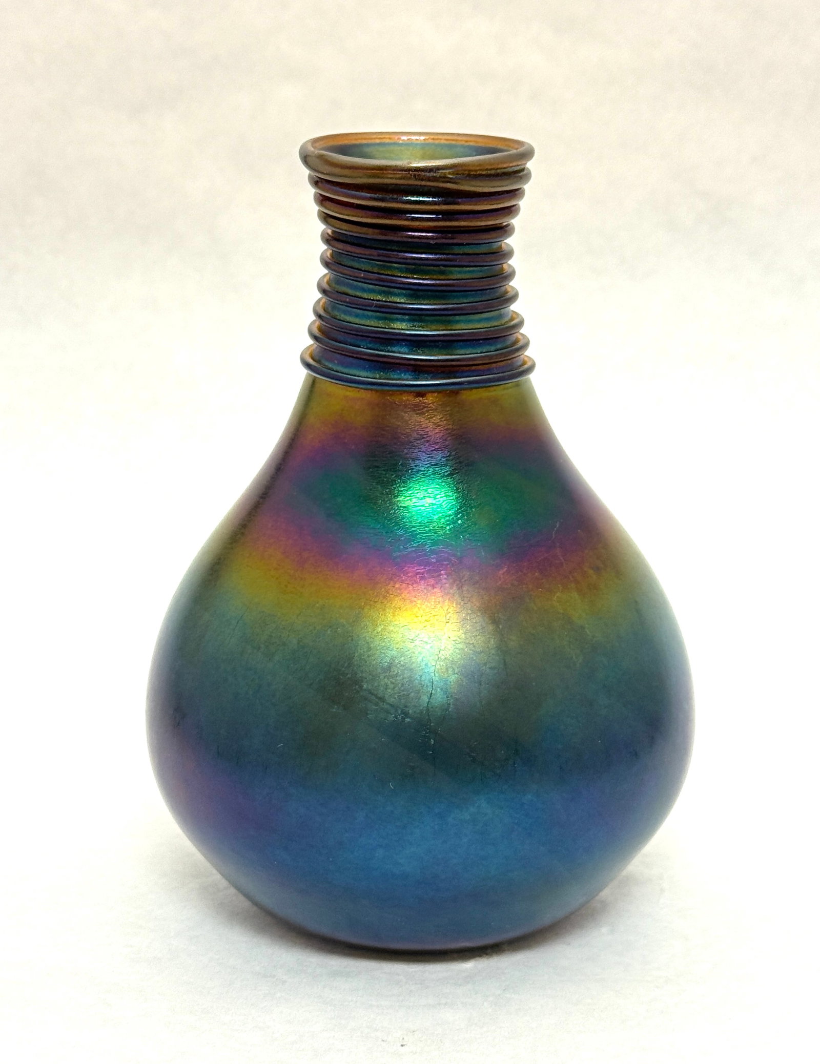 Early Charles Lotton Glass Vase (1 of 3)
