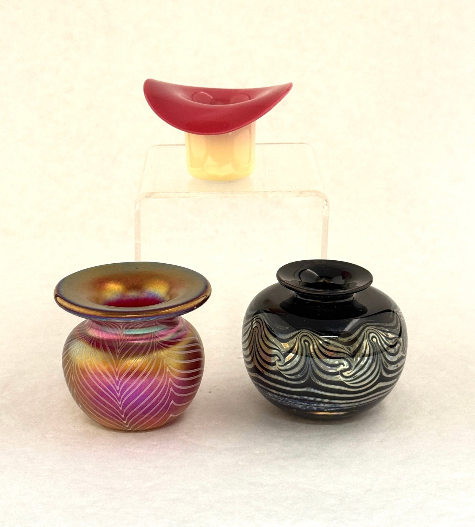 3 Diminutive Cabinet Vases (1 of 7)