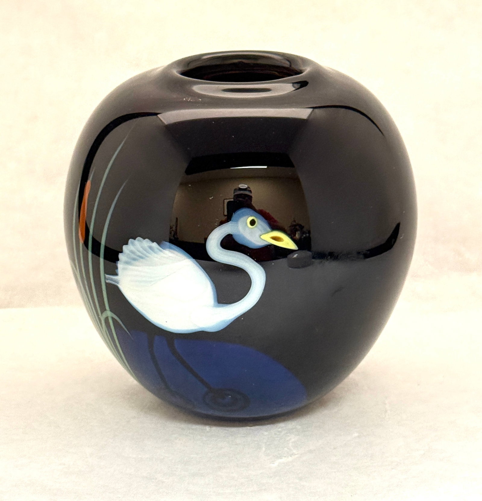 Orient and Flume Black Vase (1 of 4)