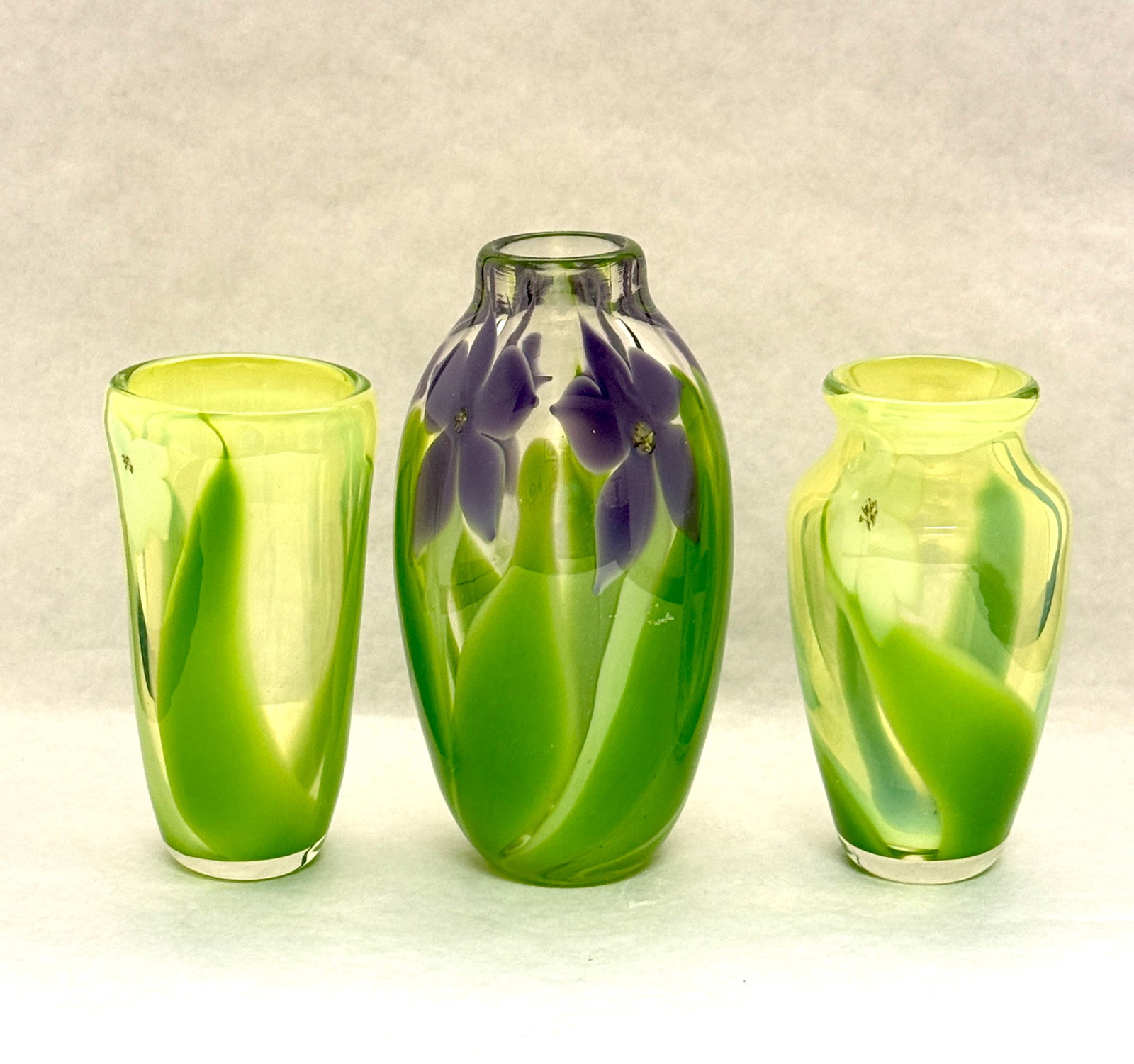 3 Iorio Opalescent Vases (1 of 5)