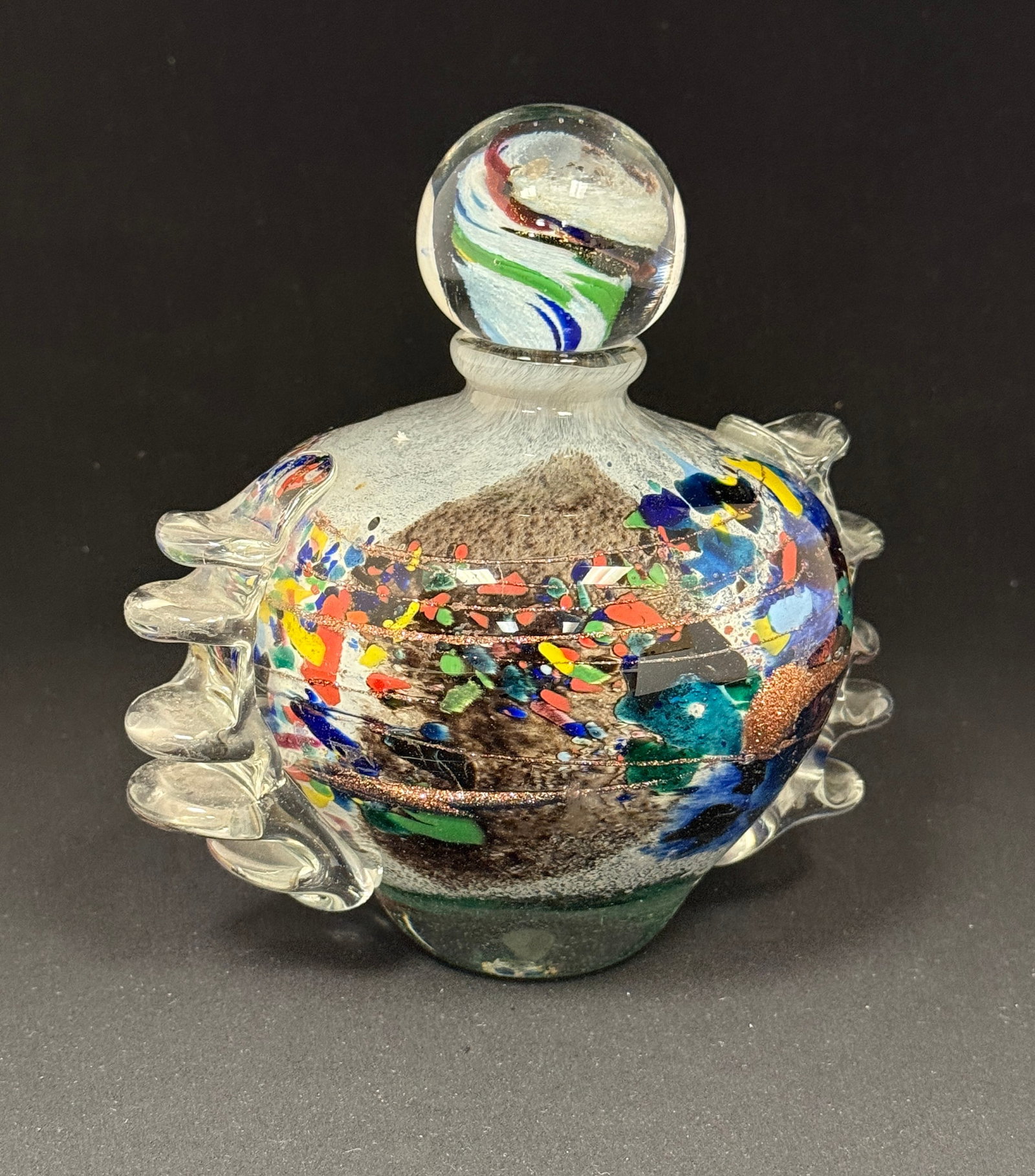 Navarro Art Glass Perfume Bottle (1 of 3)