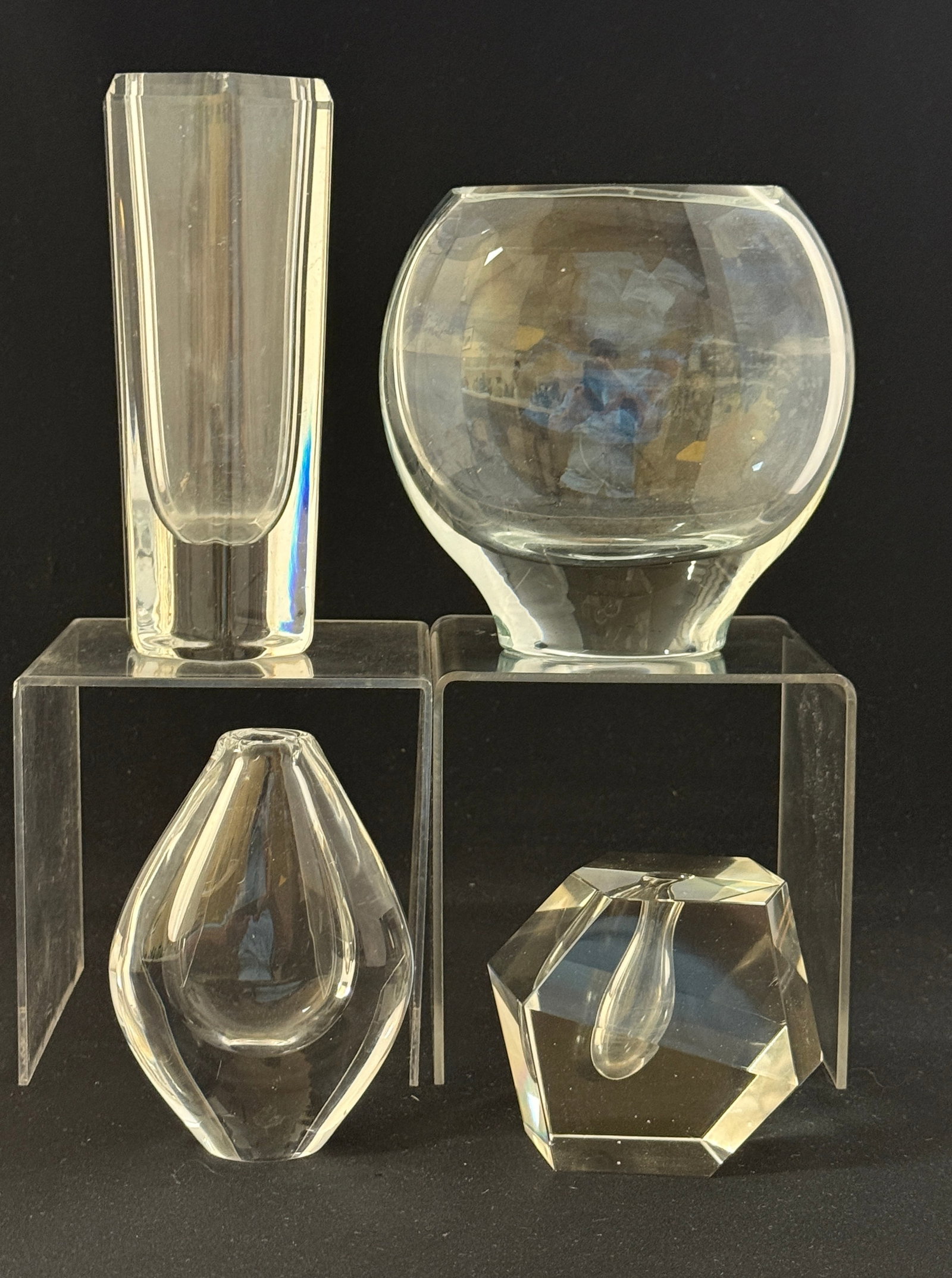 4 Swedish Crystal Items (1 of 3)