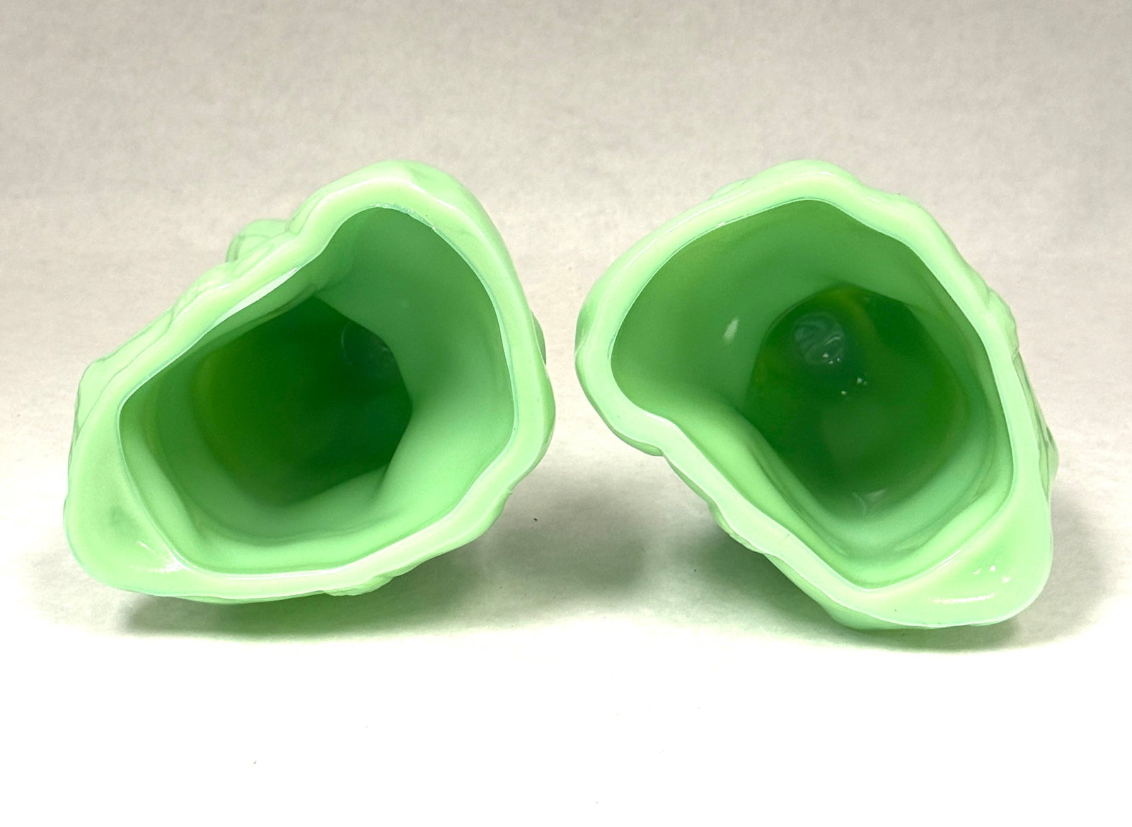 2 Jadeite Santa's - 2