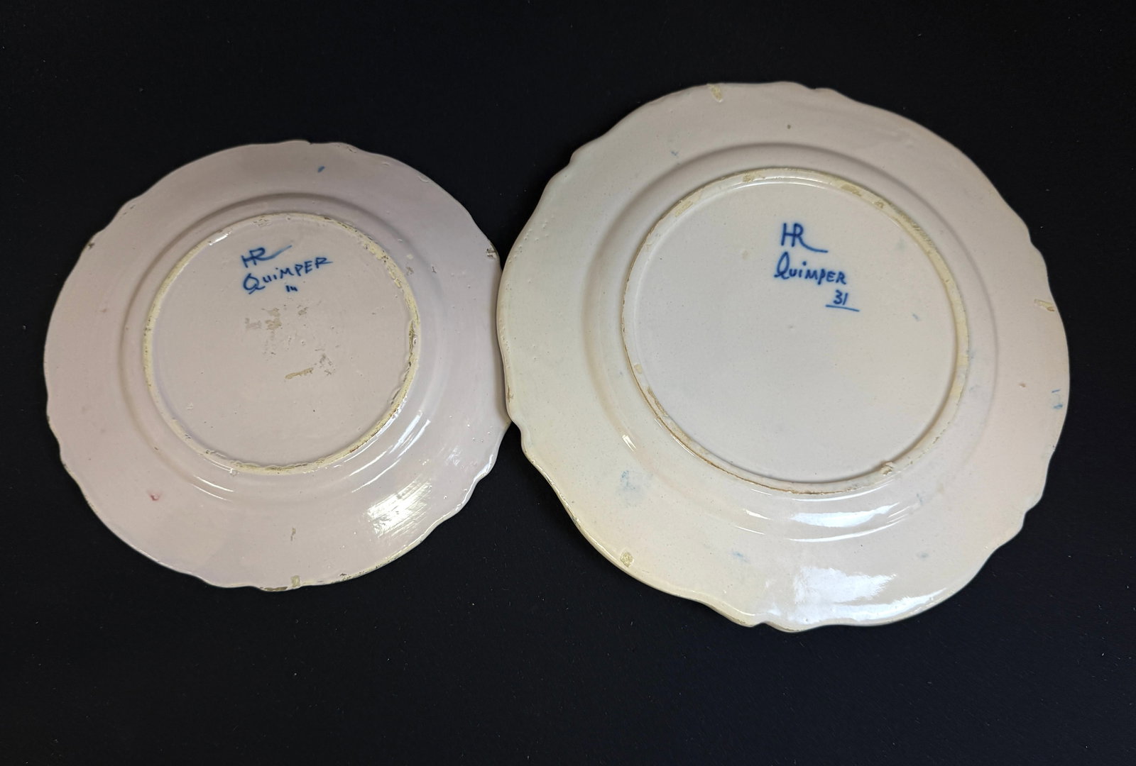 2 HR Quimper Plates - 4