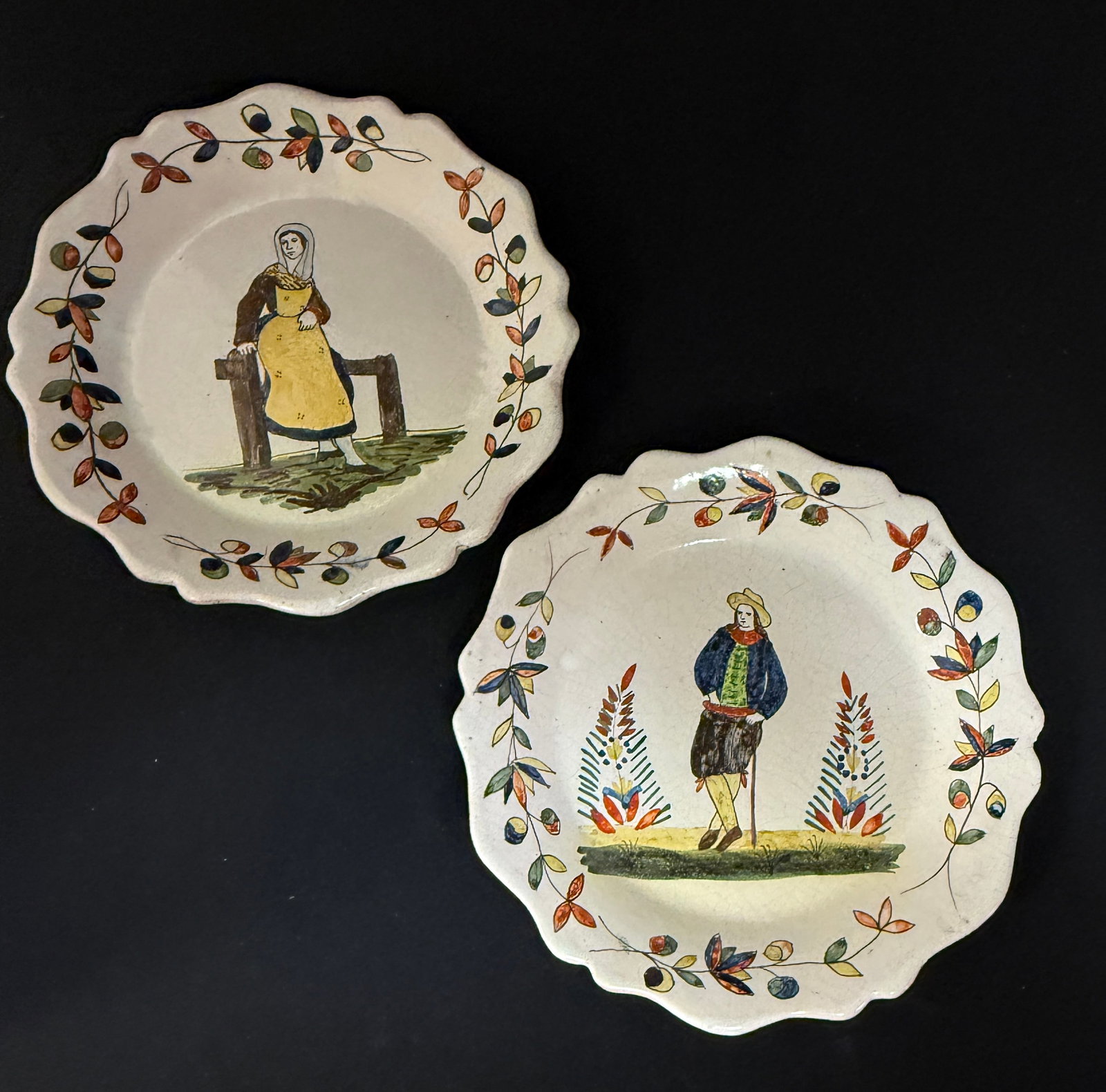2 Malicorne Deep Plates (1 of 4)