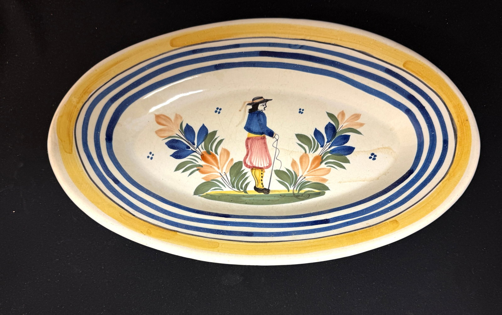 2 HenRiot Quimper Items - 2