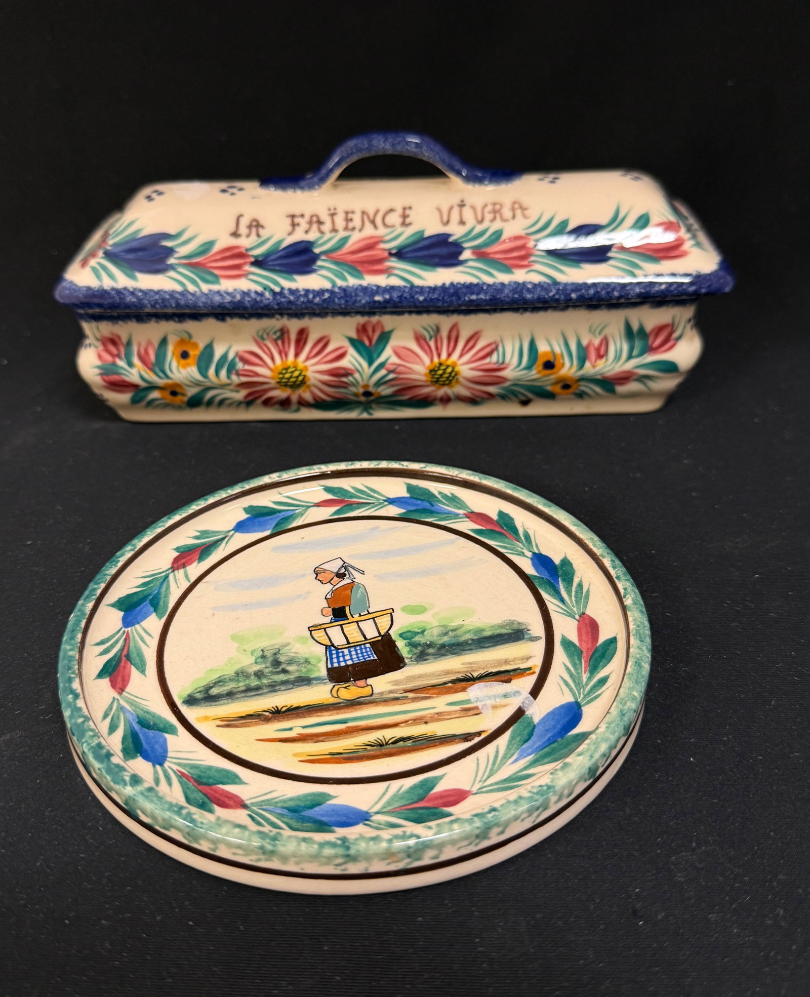 4 Quimper Items - 4