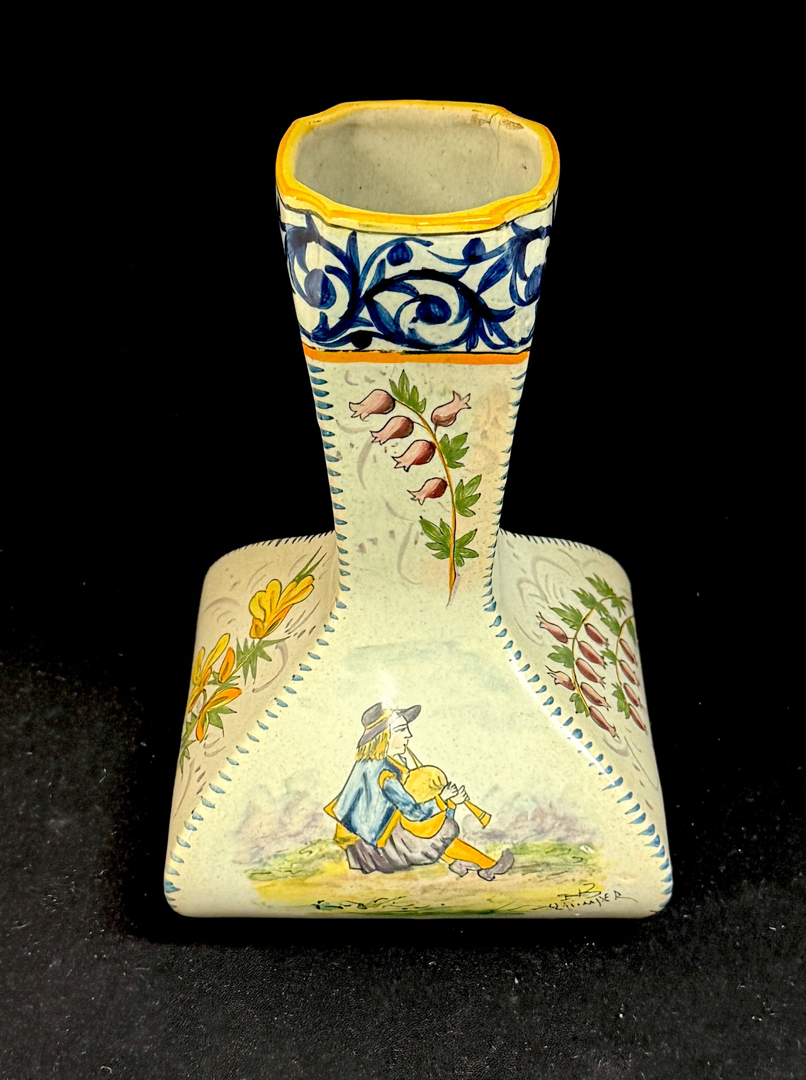 HB Quimper Square Vase - 2