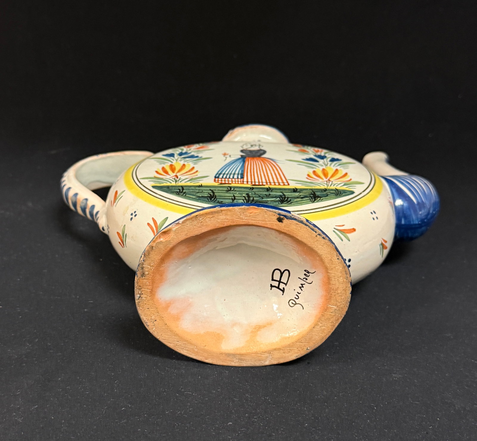 HB Quimper Teapot - 3