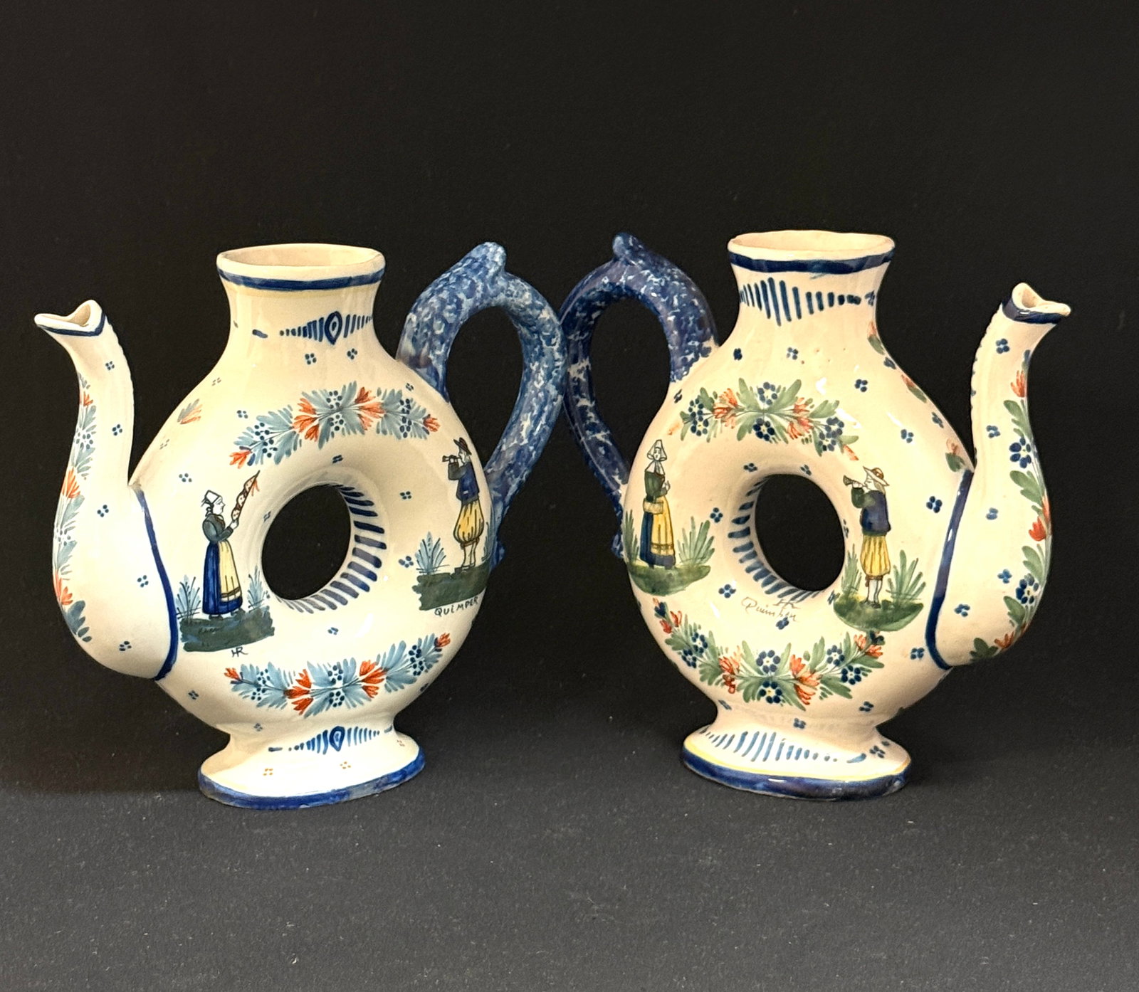 2 HR Quimper Donut Teapots (1 of 5)