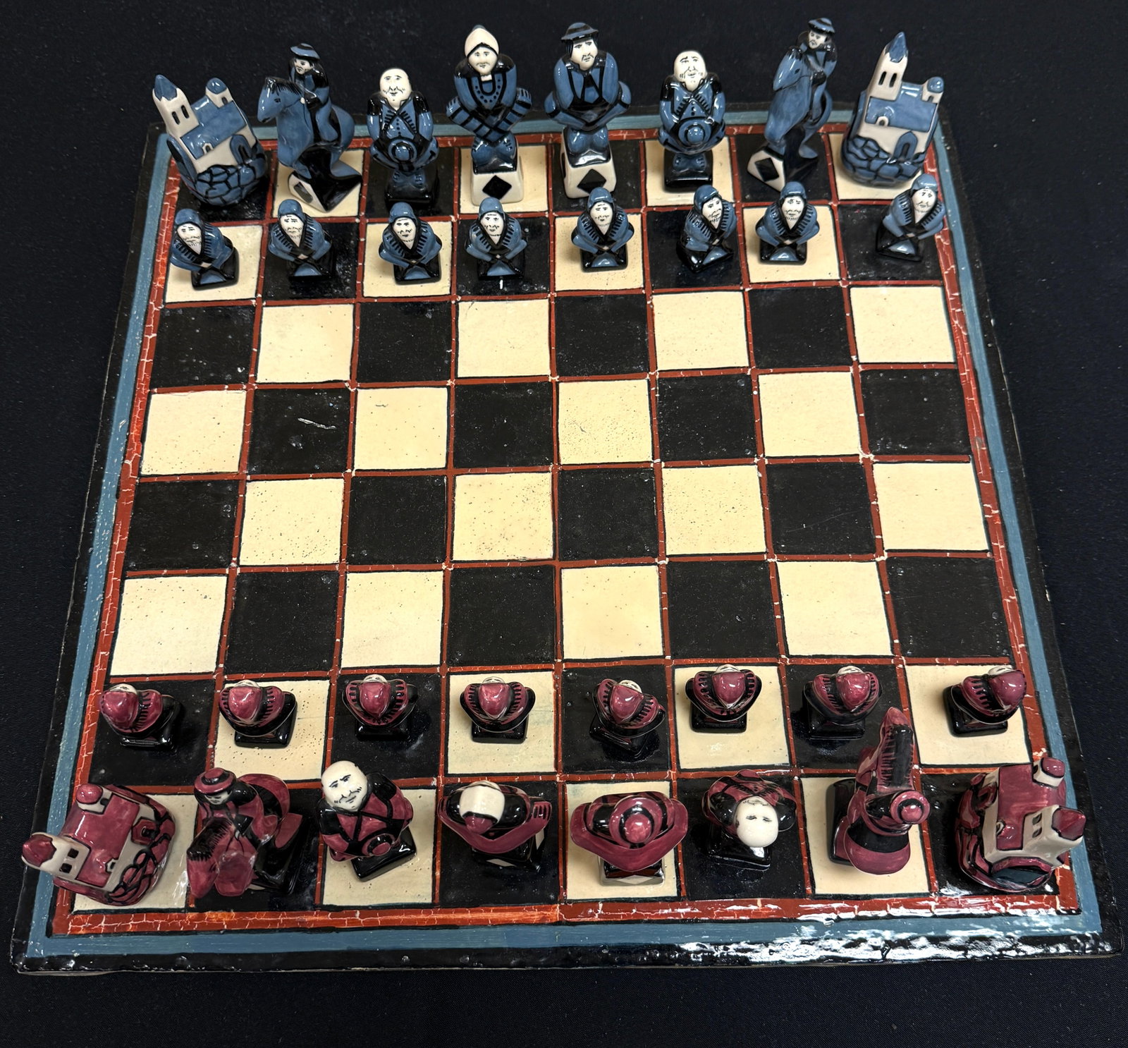 Rare HB Quimper Chess Set (1 of 5)
