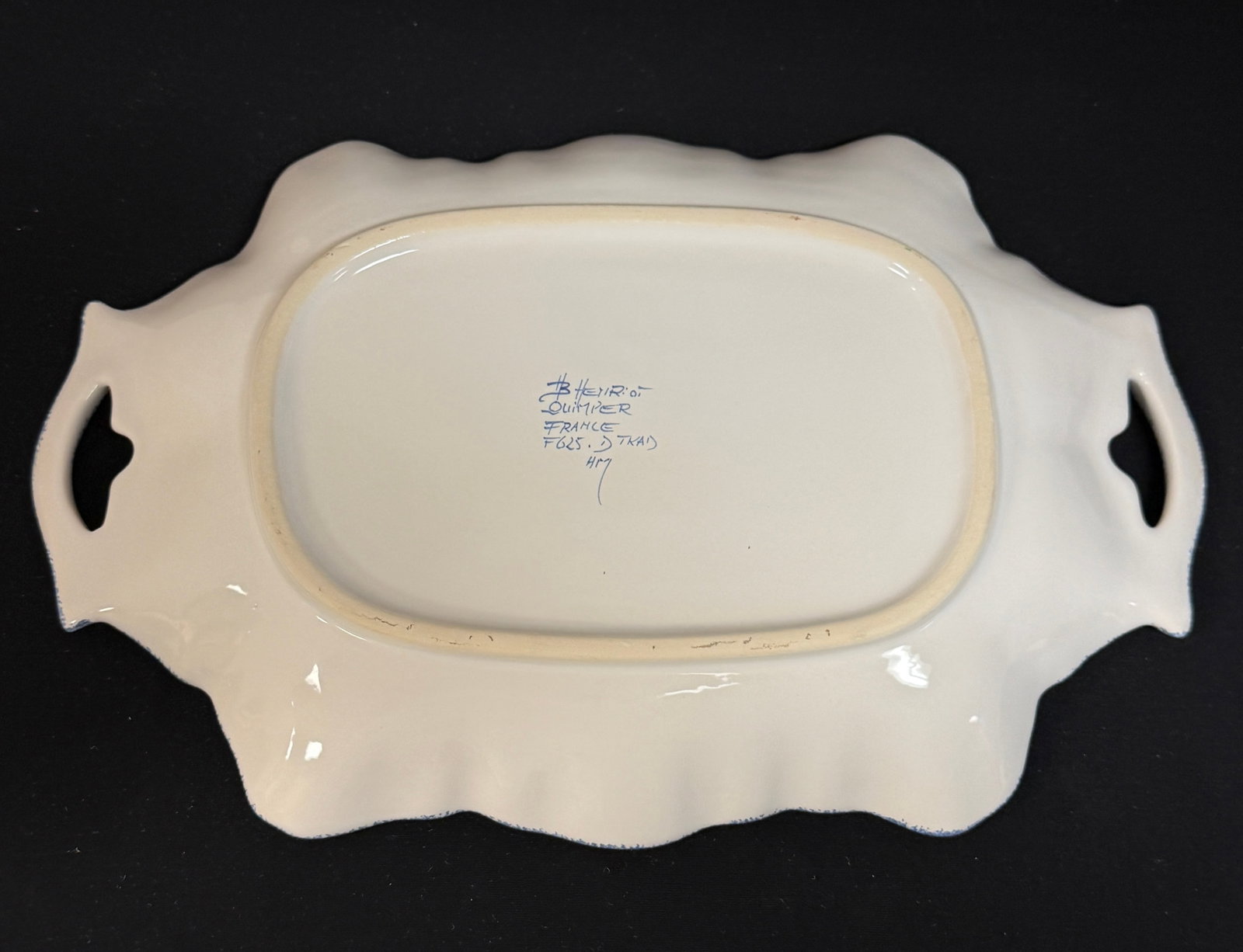 3 Quimper Serving Pieces - 6