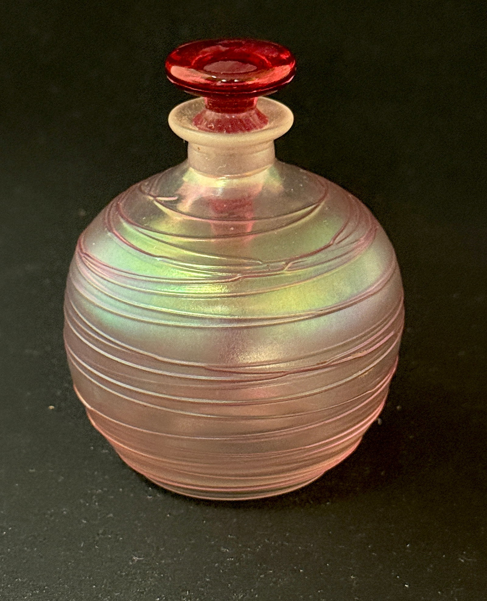 2 Steuben Threaded Perfumes - 3